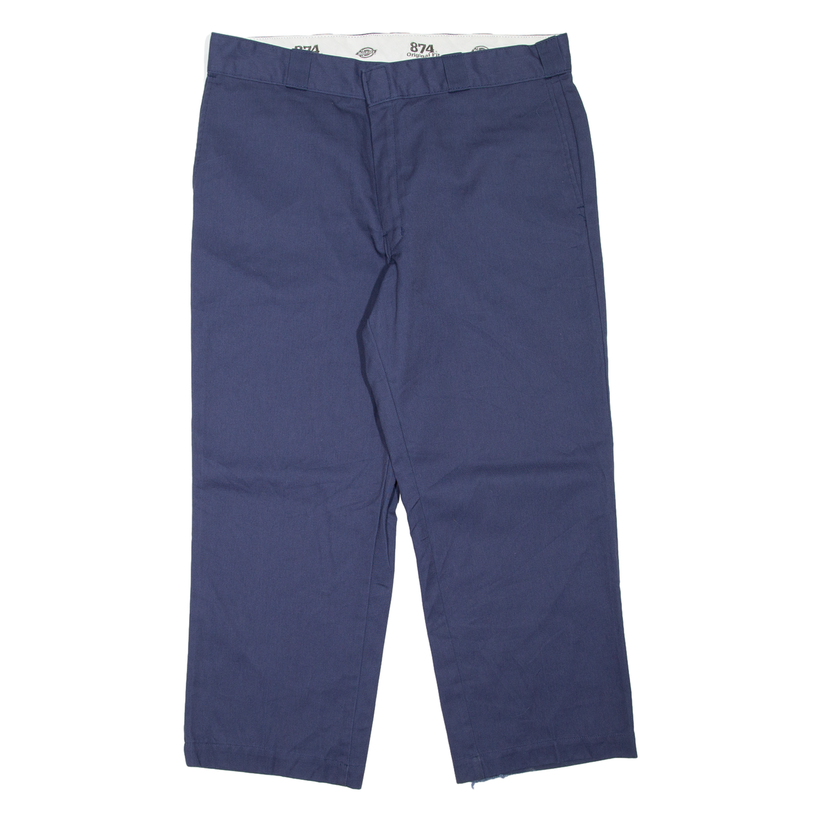 DICKIES 874 Workwear Mens Trousers Blue Regular Straight W38 L26 Refurbished - N/A refurbished available on Cerqular