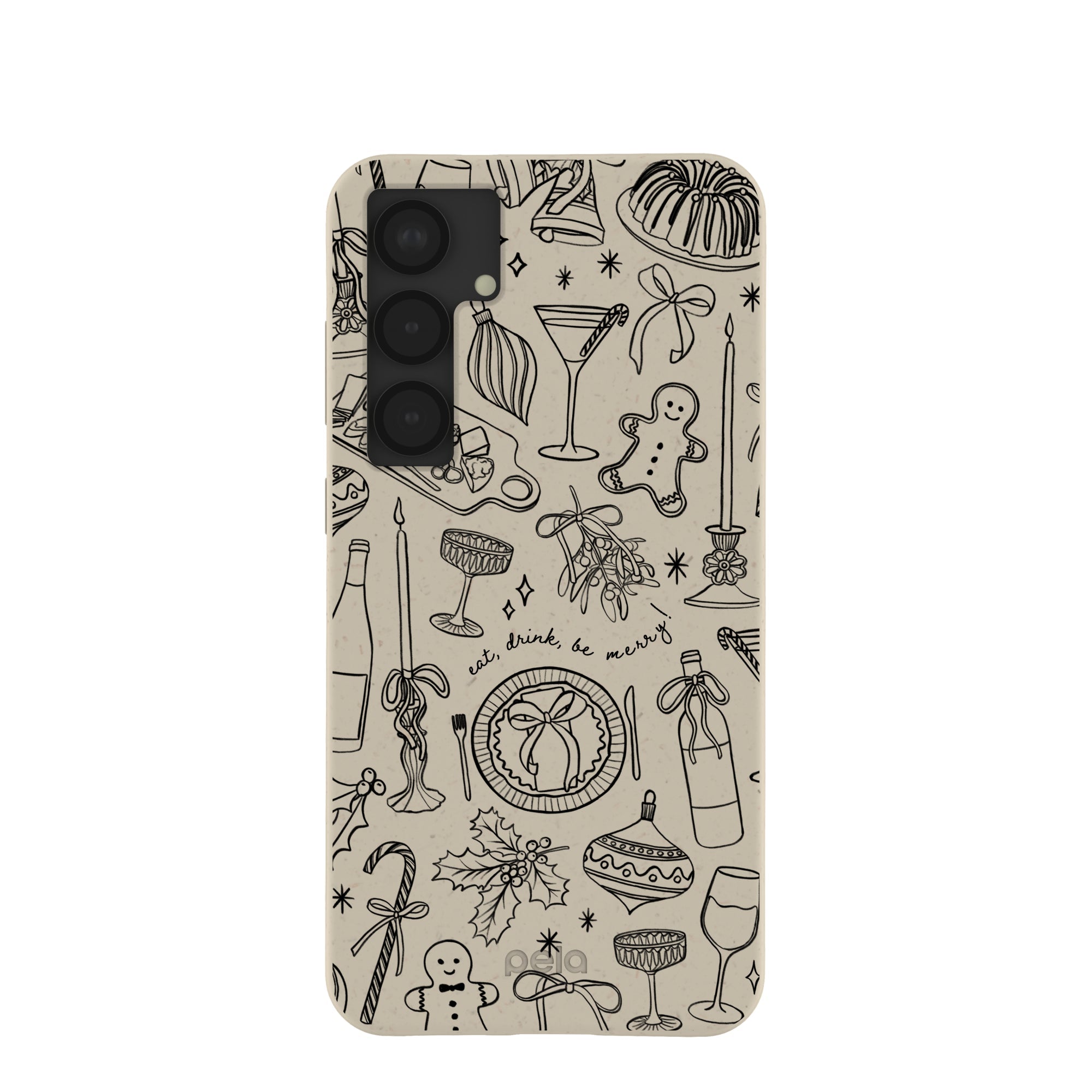 London Fog Holiday Dinner Party Samsung Galaxy S25+(Plus) Case Refurbished - Pela Case refurbished available on Cerqular