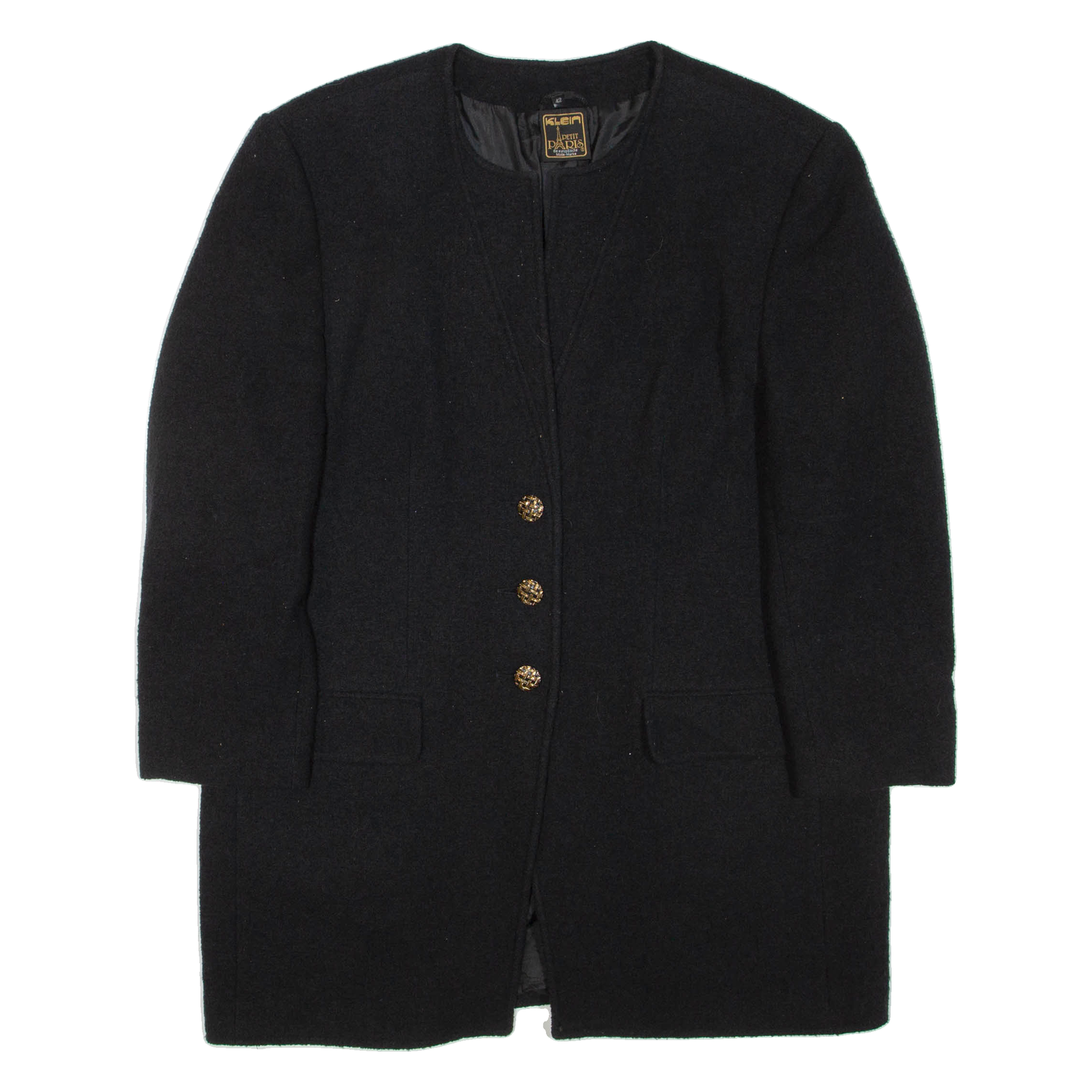 Womens Coat Black Wool L Refurbished - N/A refurbished available on Cerqular