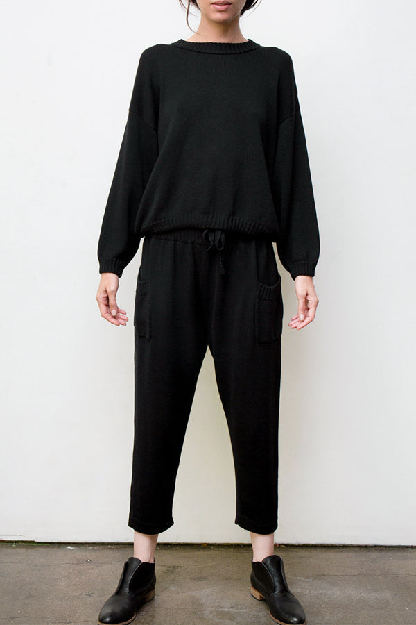 Mimi Hand-Loomed Knit Set - Black | Size: small Refurbished - N/A (Note: There is no well-known brand called "AR refurbished available on Cerqular