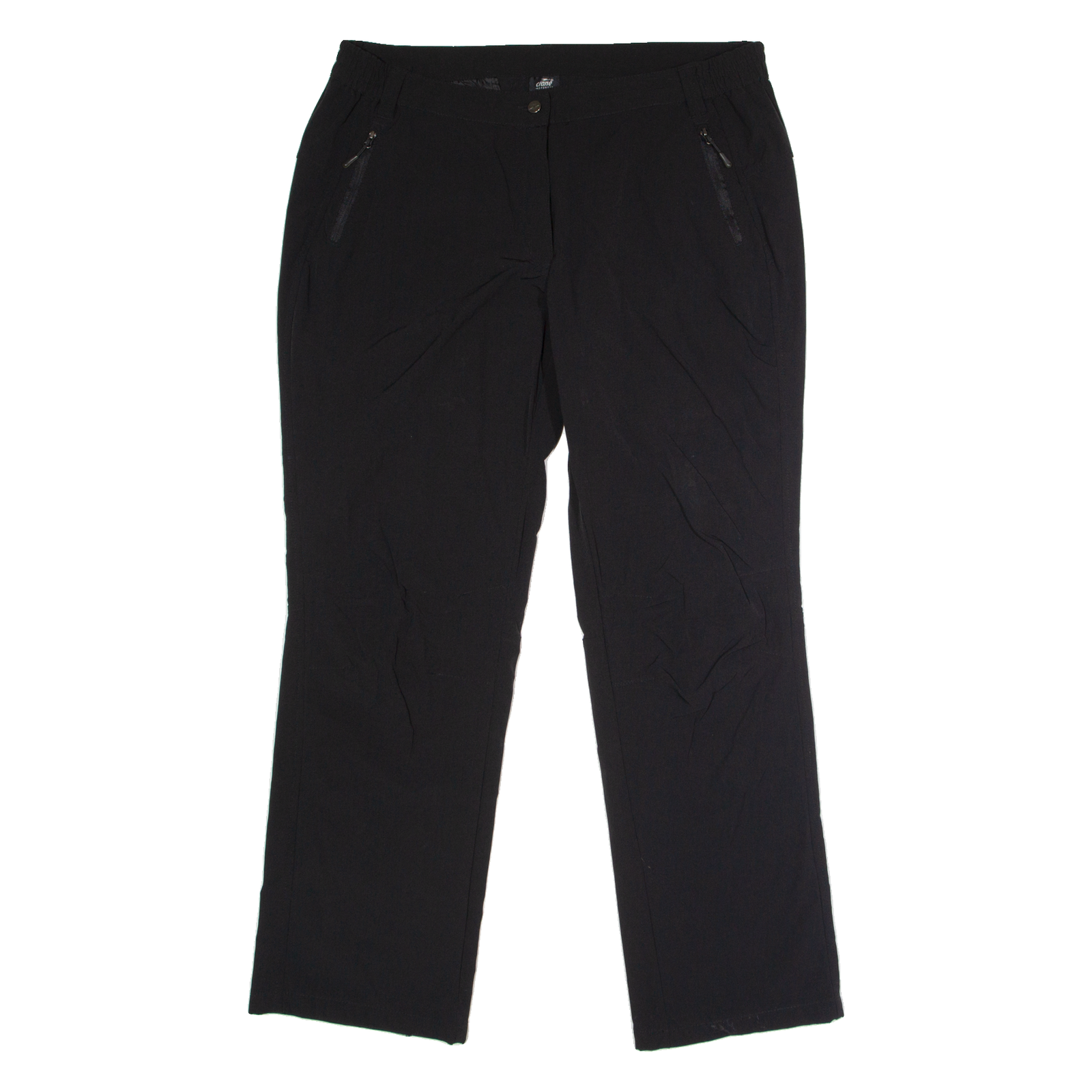 CRANE Outdoor Womens Trousers Black Regular Straight W38 L34 Refurbished - N/A refurbished available on Cerqular