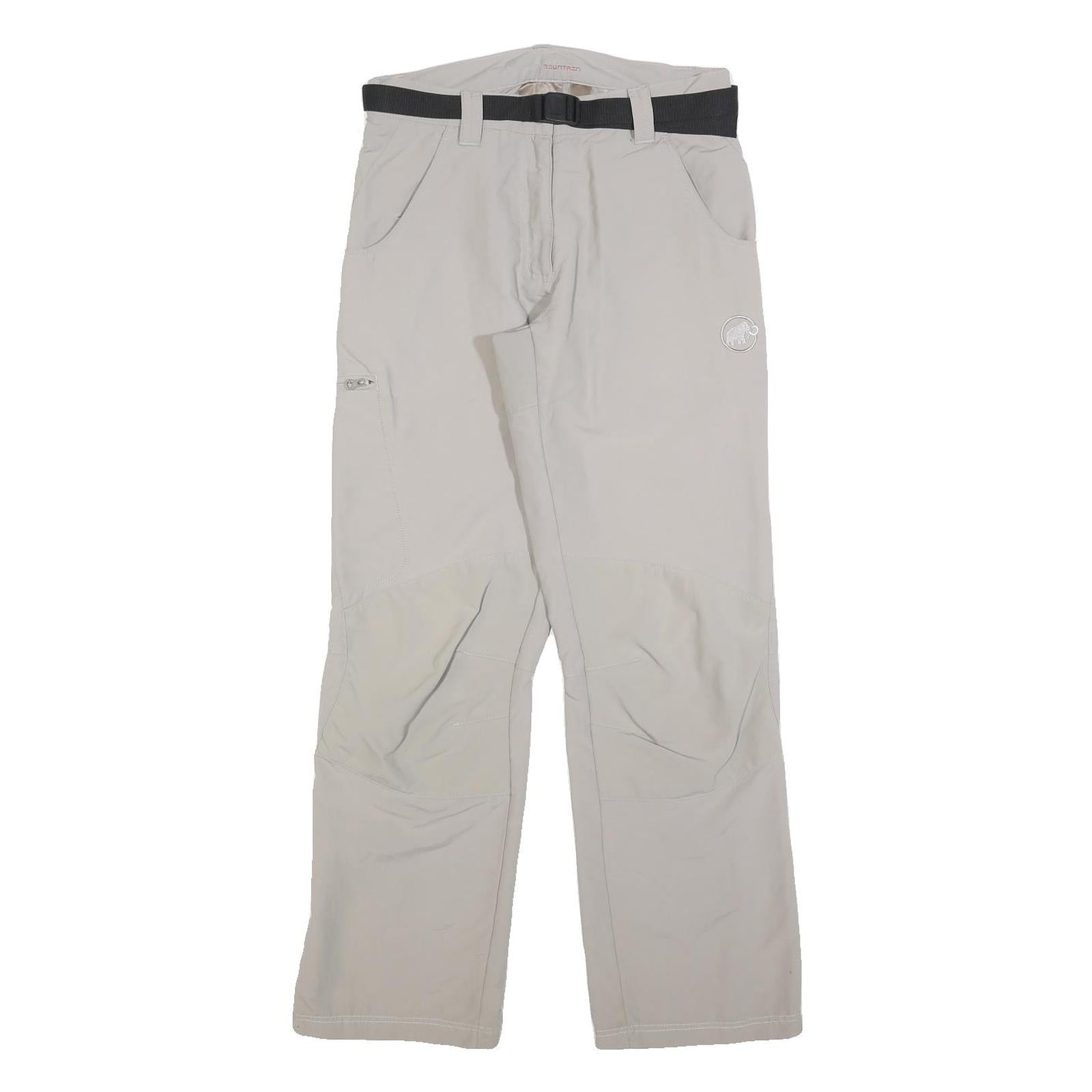 MAMMUT Womens Polyester Blend Beige Regular Fit Trousers W28 L28 Outdoor Hiking Refurbished - N/A refurbished available on Cerqular