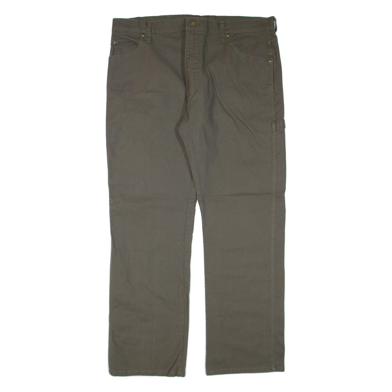DICKIES Mens Trousers Brown Regular Straight W38 L32 Refurbished - N/A refurbished available on Cerqular