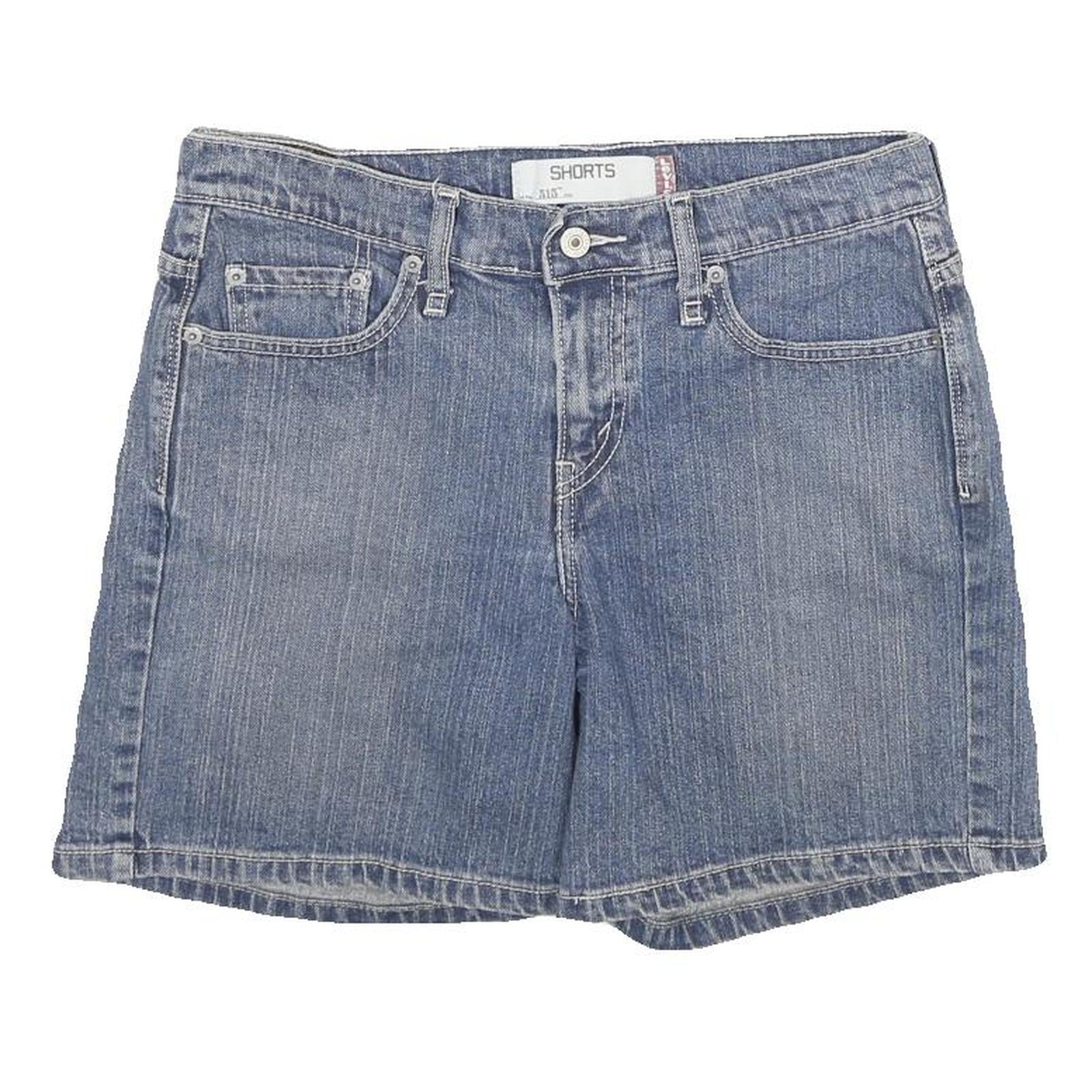 LEVI'S Womens Denim Blue Shorts M W32 Casual Cotton Blend Classic Fit Refurbished - N/A refurbished available on Cerqular