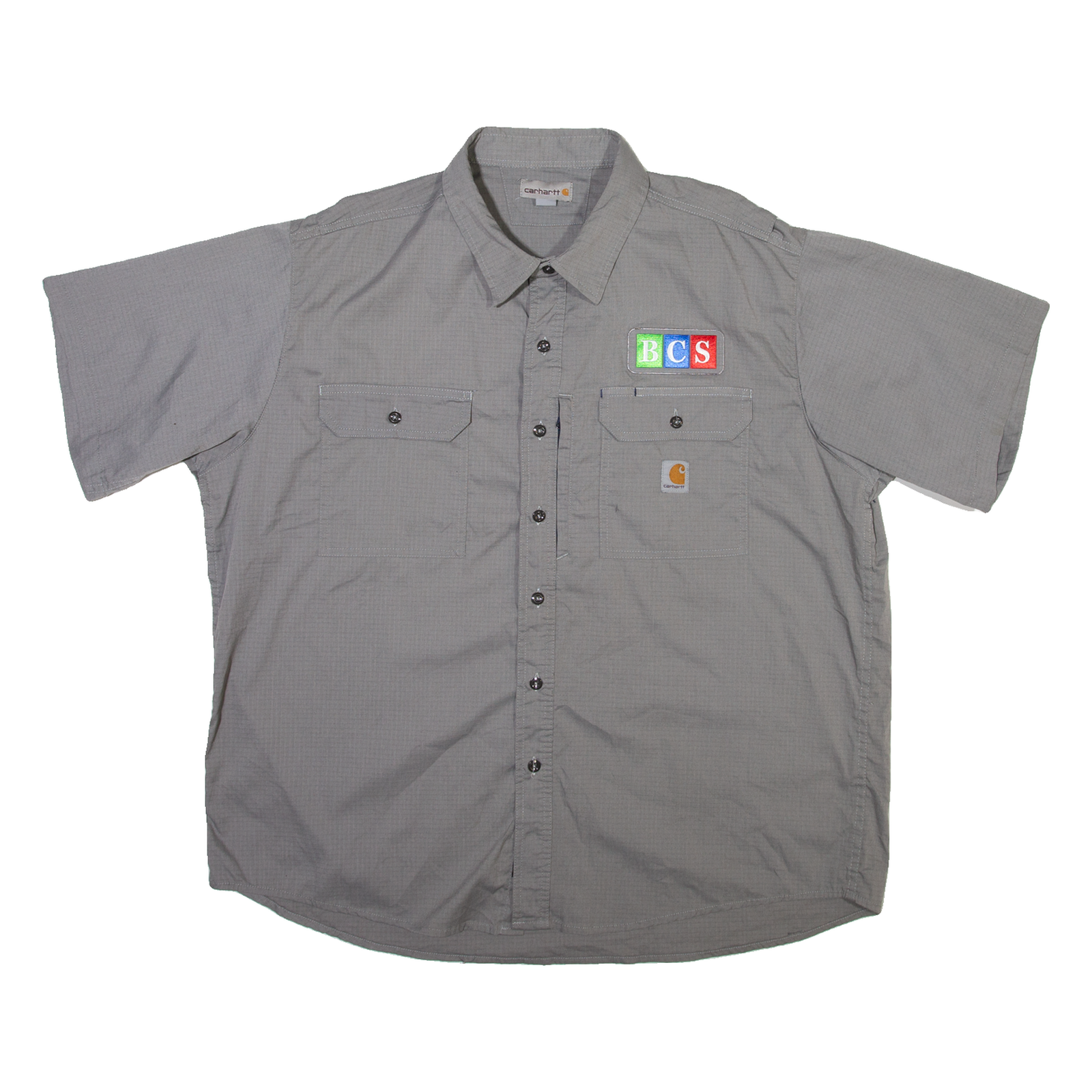 CARHARTT BCS Mens Plain Shirt Grey 2XL Refurbished - N/A refurbished available on Cerqular