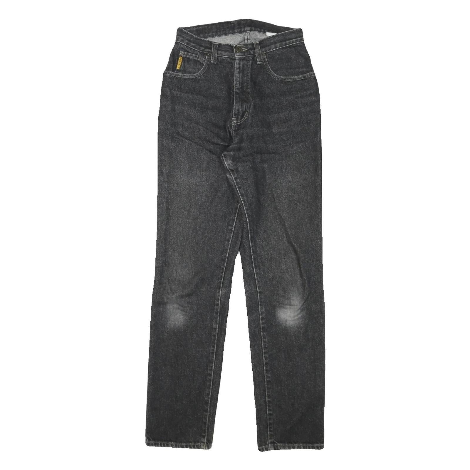 ARMANI JEANS Womens Jeans Black Regular Straight Denim Medium W24 L30 Classic Refurbished - N/A refurbished available on Cerqular