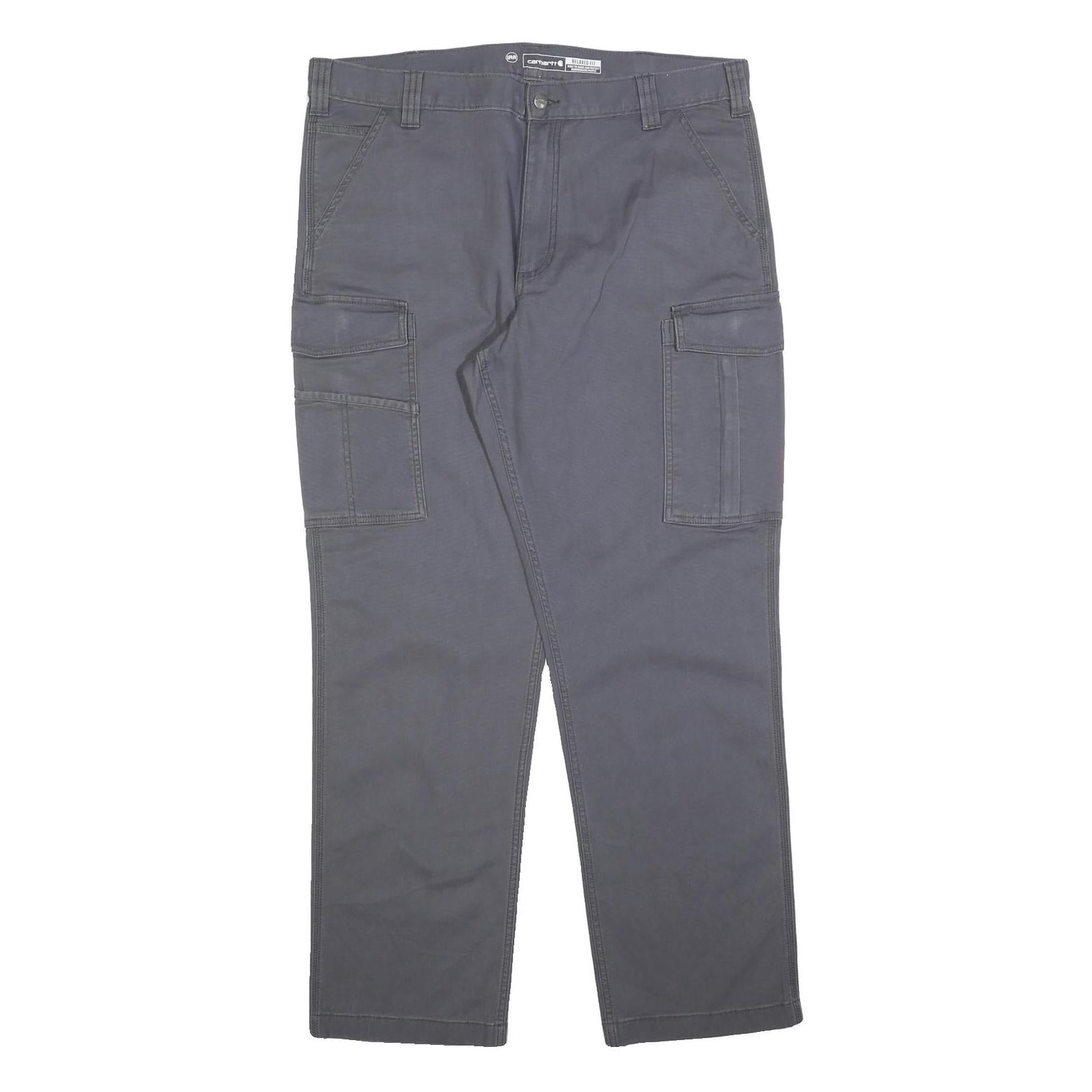 Buy CARHARTT Mens Jeans Grey Relaxed Cargo Cotton Blend W38 L32 Workwear Zip Pockets Refurbished - $57.19 CARHARTT Mens Jeans Grey Relaxed Cargo Cotton Blend W38 L32 Workwear Zip Pockets Refurbished - N/A refurbished available on Cerqular
