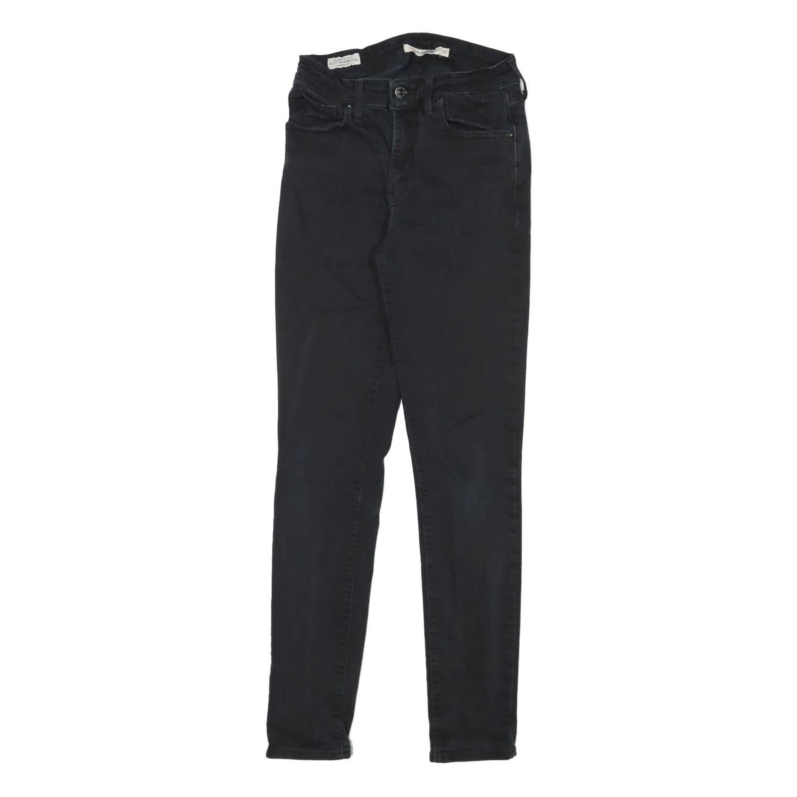 LEVI'S 721 Womens Jeans Black Slim Skinny Denim W24 L28 Stretch Cotton Blend Refurbished - N/A refurbished available on Cerqular