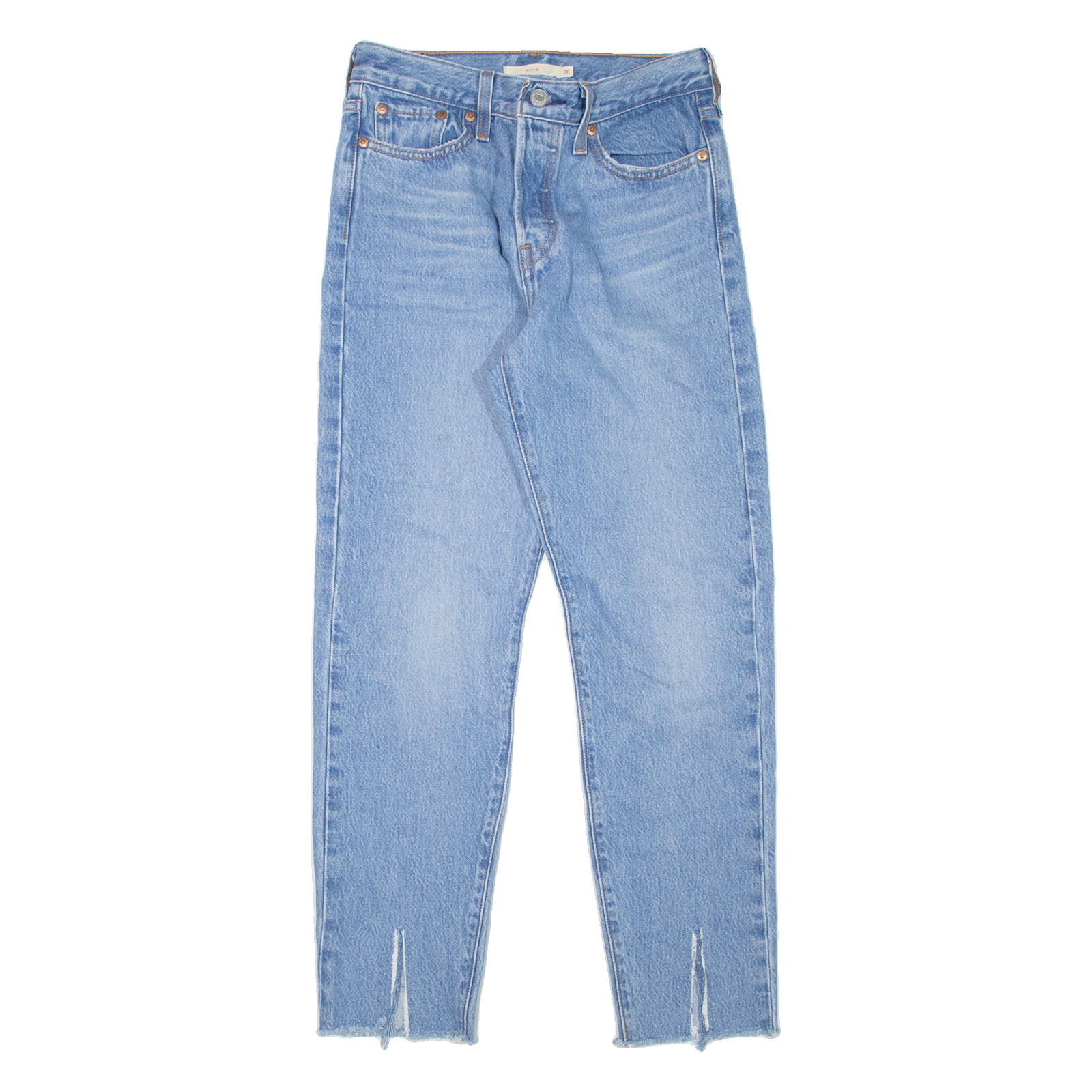 Buy LEVI'S Wedgie BIG E Womens Jeans Blue Regular Tapered Stone Wash W26 L27 Refurbished - $21.83 LEVI'S Wedgie BIG E Womens Jeans Blue Regular Tapered Stone Wash W26 L27 Refurbished - N/A refurbished available on Cerqular