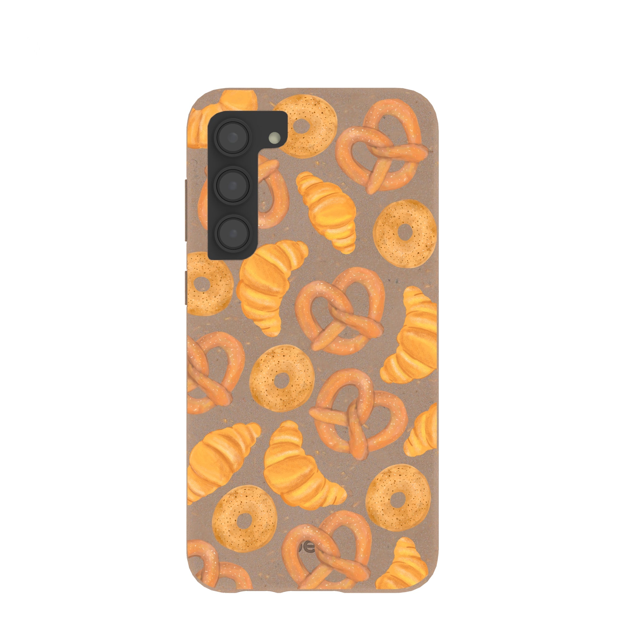 Chocolate Brown Baked Goodies Samsung Galaxy S23+(Plus) Case Refurbished - Pela Case refurbished available on Cerqular