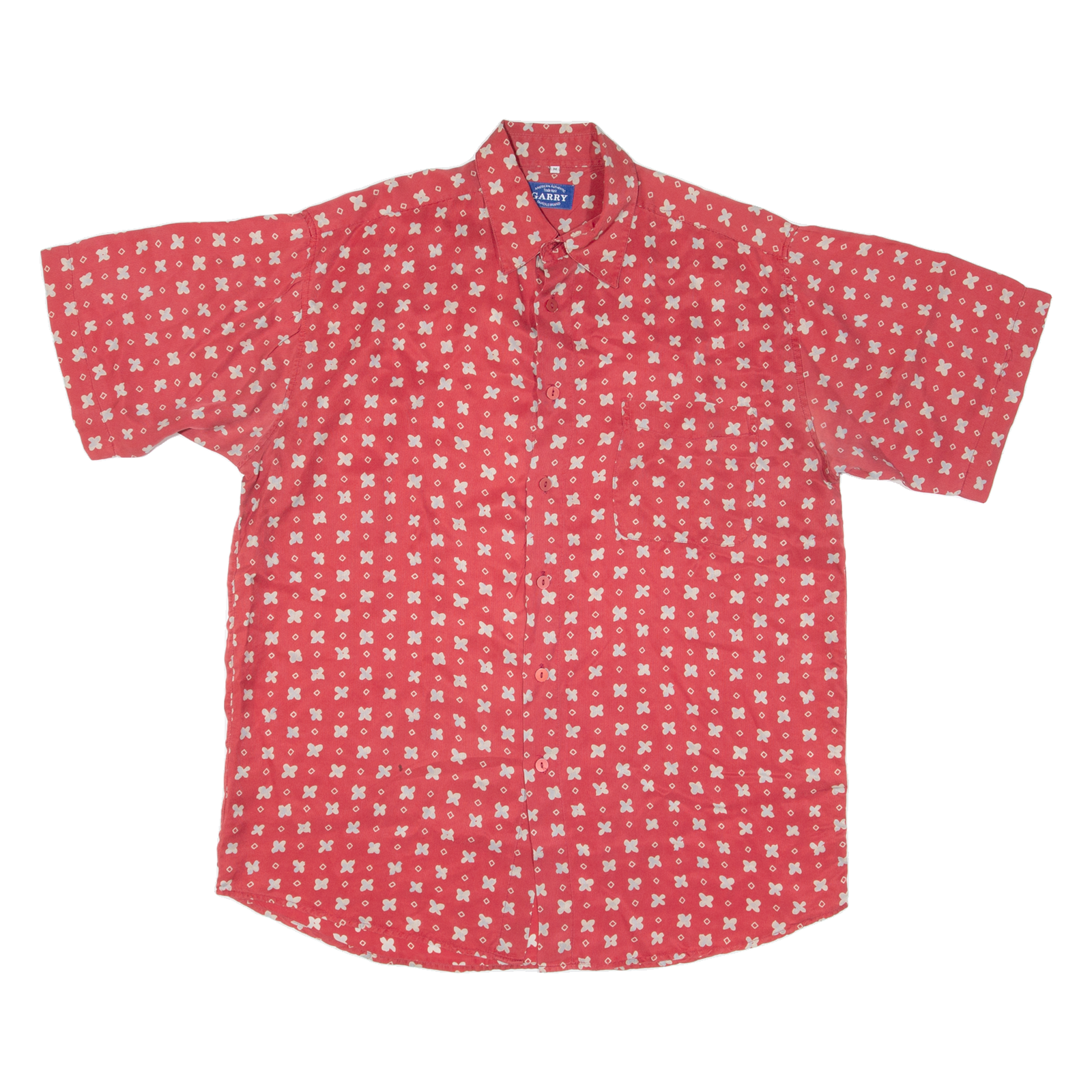 GARRY Mens Shirt Red Spotted M Refurbished - N/A refurbished available on Cerqular