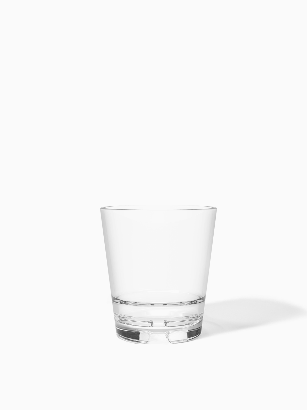 RESERVE 12oz Stackable Double Old Fashioned Tritan™ Copolyester Glass | Size: 24 Pack | Style: Clear cup Refurbished - Tossware refurbished available on Cerqular