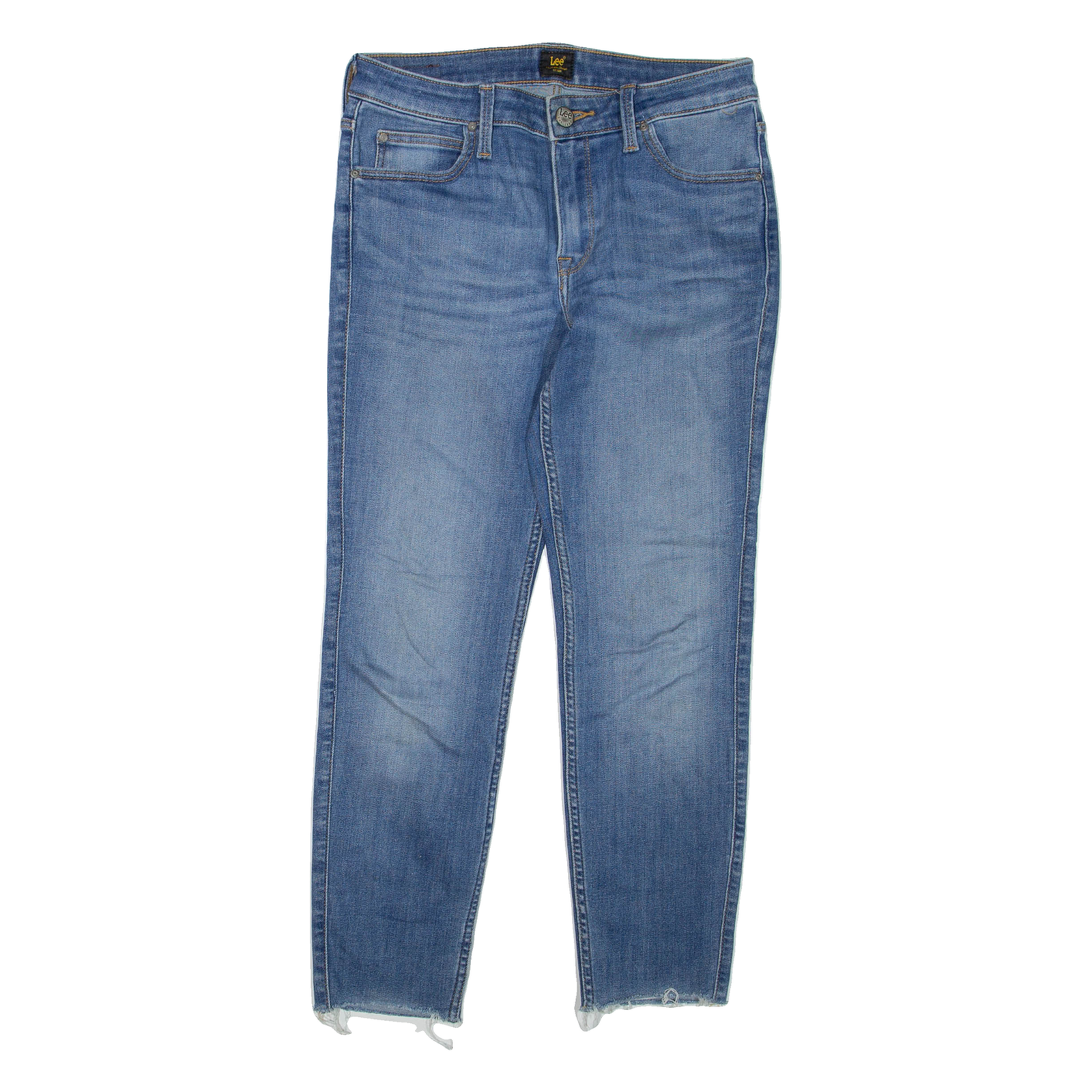 LEE Womens Jeans Blue Regular Skinny W28 L26 Refurbished - N/A refurbished available on Cerqular
