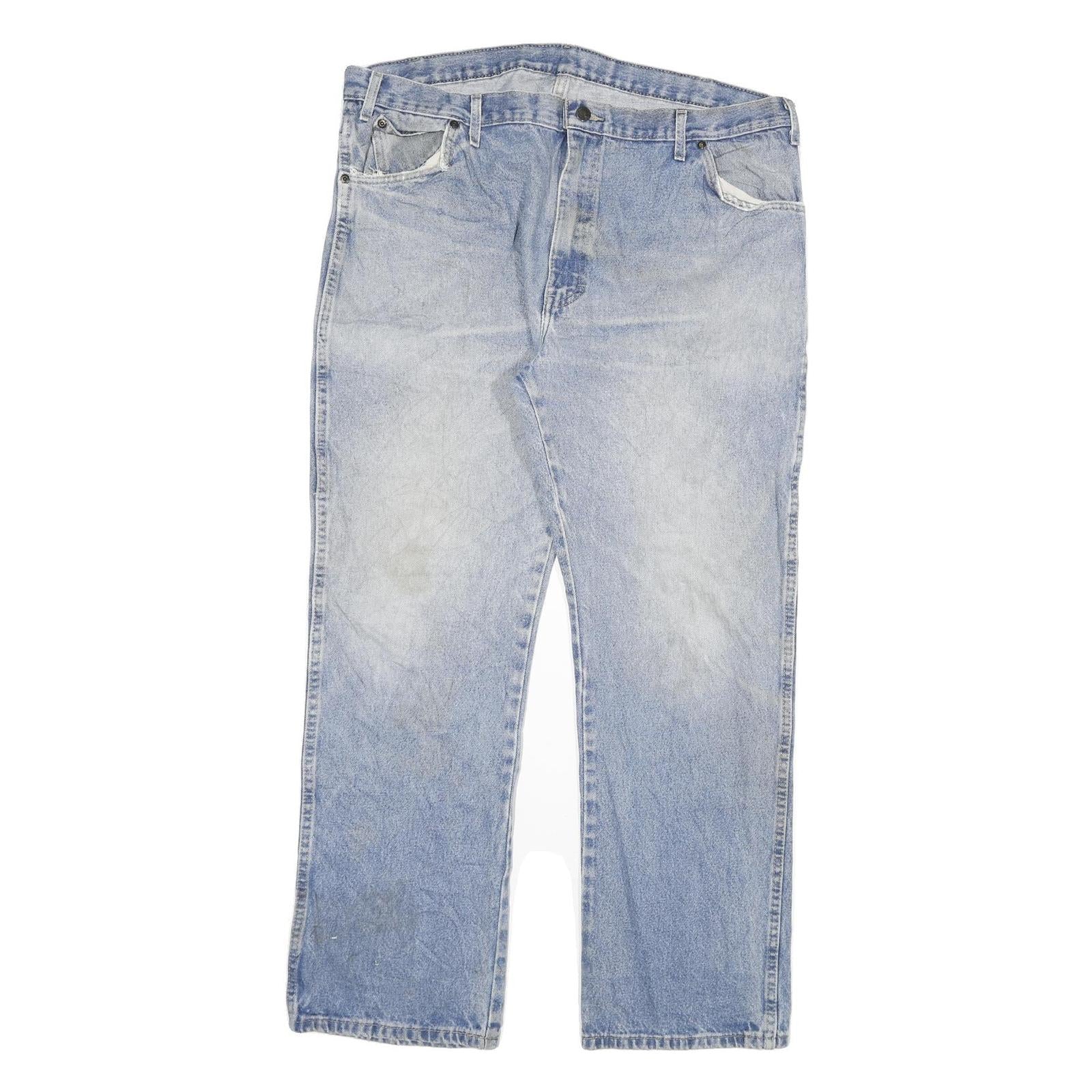 DICKIES Mens Regular Fit Blue Denim Jeans Cotton Blend W40 L32 Workwear Zip Refurbished - N/A refurbished available on Cerqular