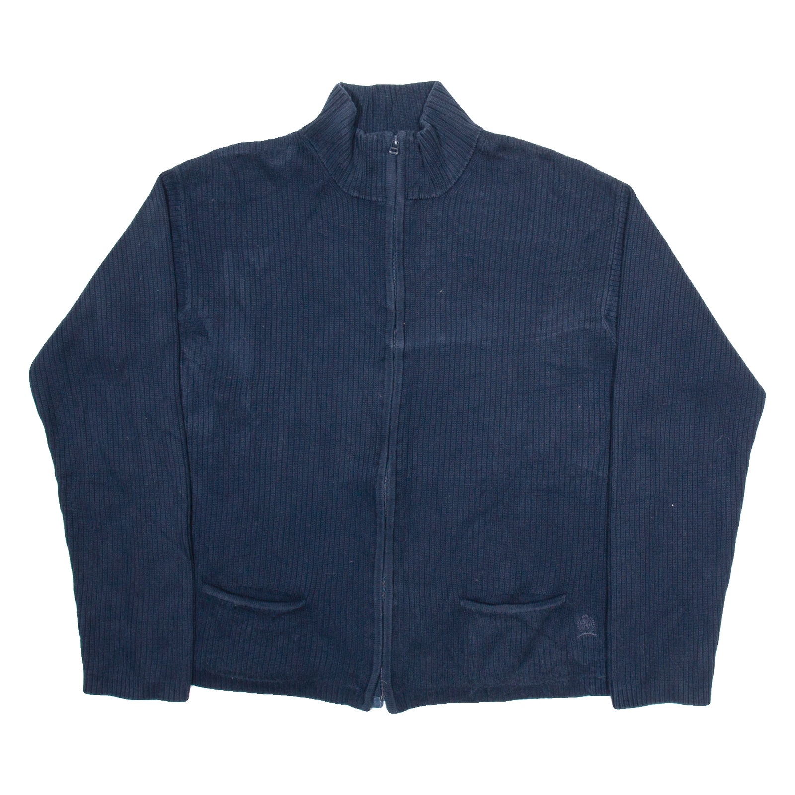TOMMY HILFIGER Mens Jumper Blue Tight Knit XL Refurbished - N/A refurbished available on Cerqular