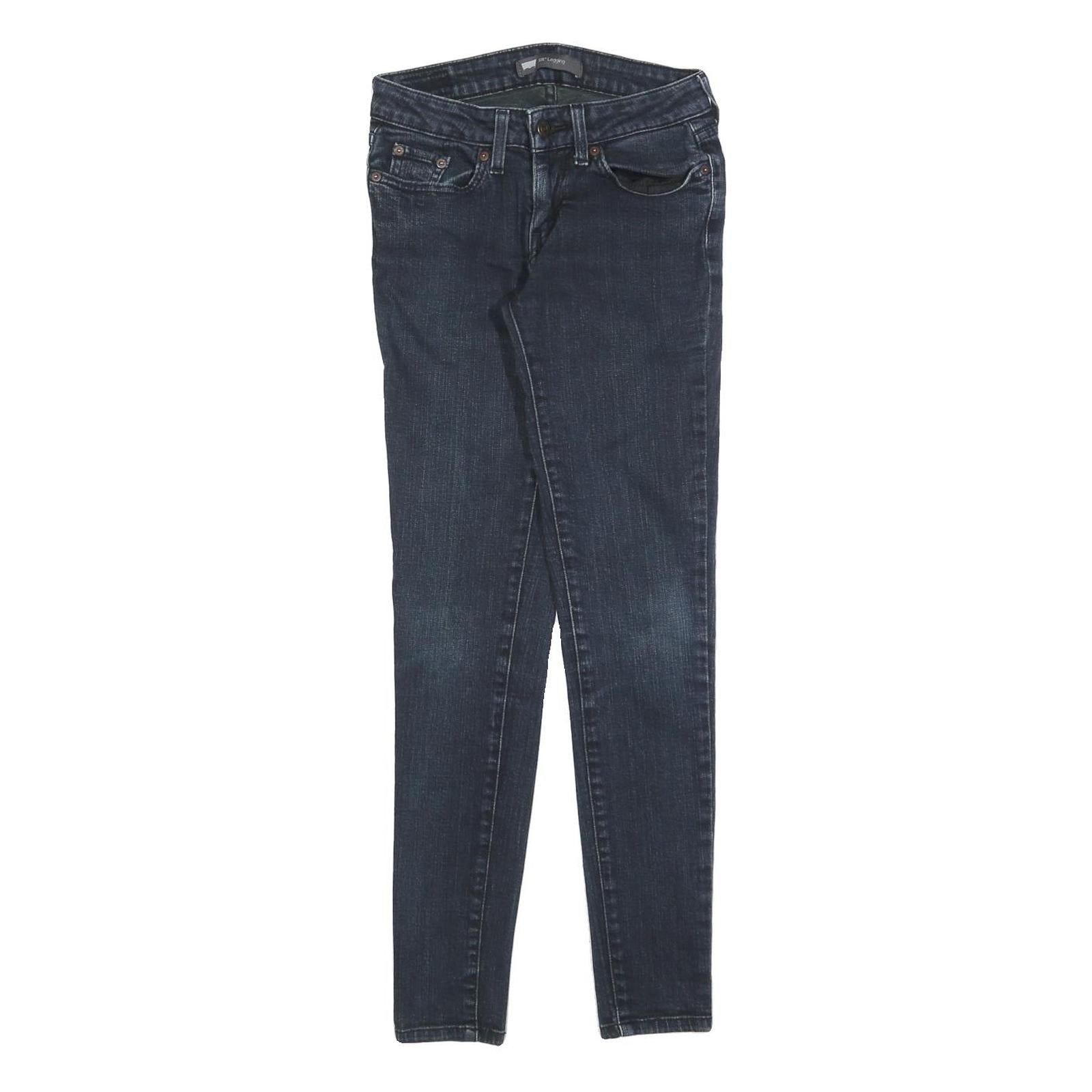 LEVI'S 535 Womens Slim Dark Blue Denim Slim Skinny Jeans W24 L30 Refurbished - N/A refurbished available on Cerqular