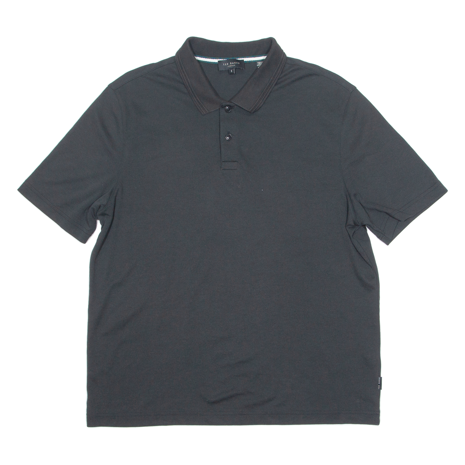 TED BAKER Mens Polo Shirt Black S Refurbished - N/A refurbished available on Cerqular