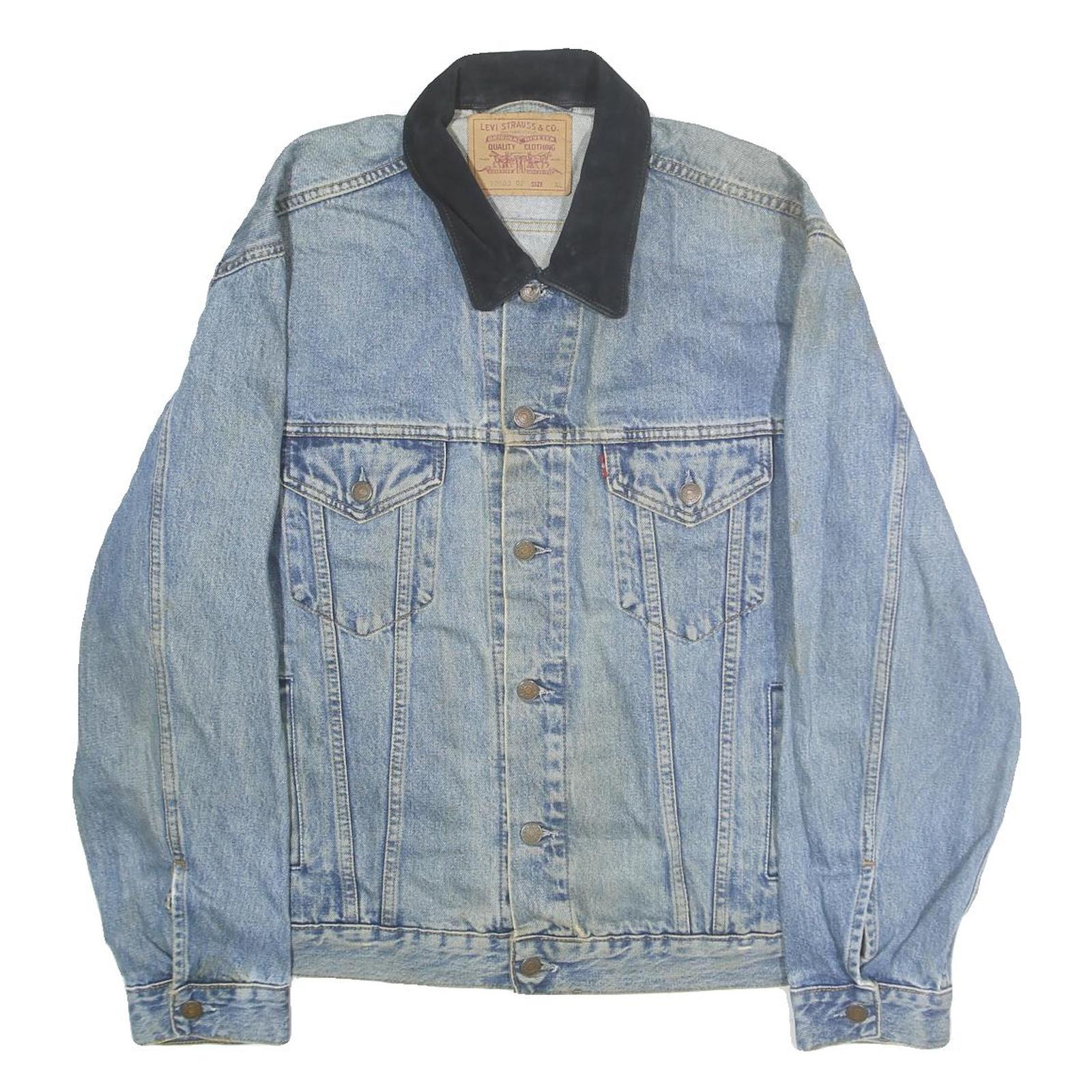 Buy LEVI'S Mens Blue Denim Jacket XL Cotton Classic Button Closure Casual Wear Refurbished - $51.99 LEVI'S Mens Blue Denim Jacket XL Cotton Classic Button Closure Casual Wear Refurbished - N/A refurbished available on Cerqular