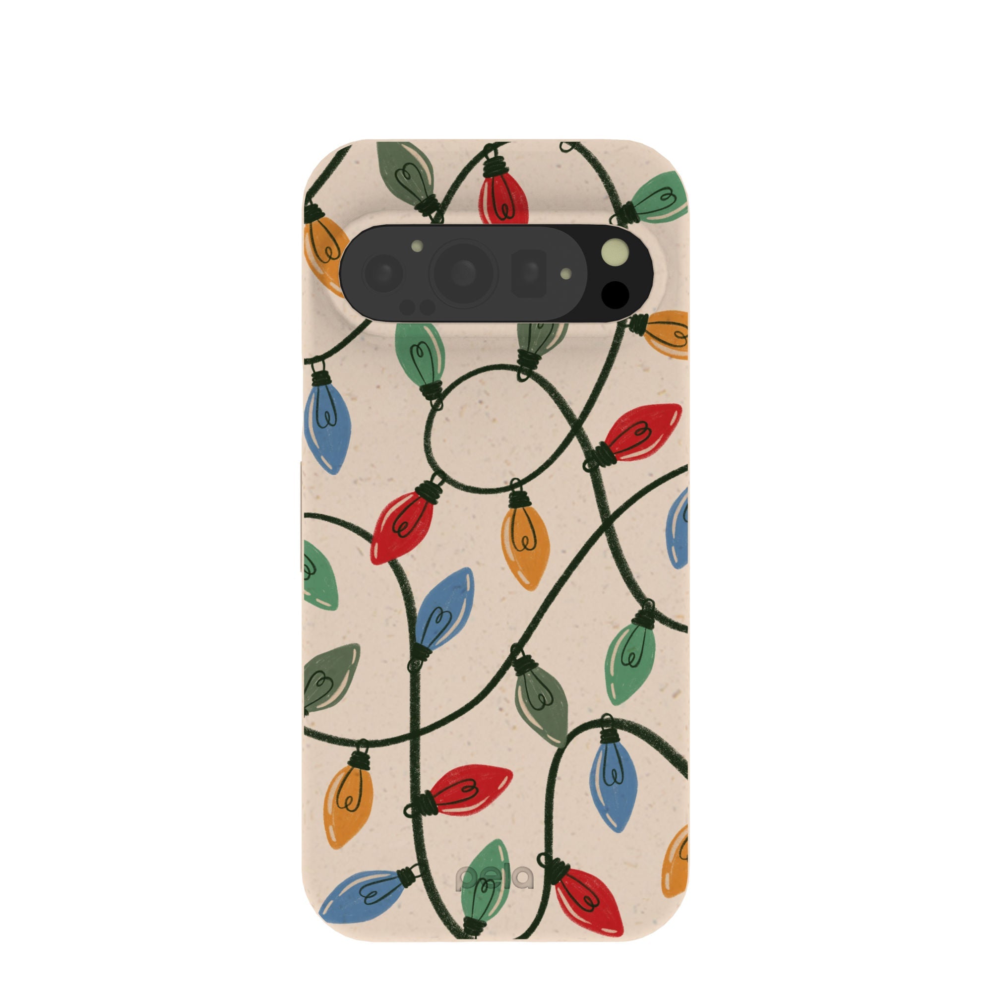Seashell Holiday Lights Google Pixel 9/9 Pro Case Refurbished - Pela Case refurbished available on Cerqular