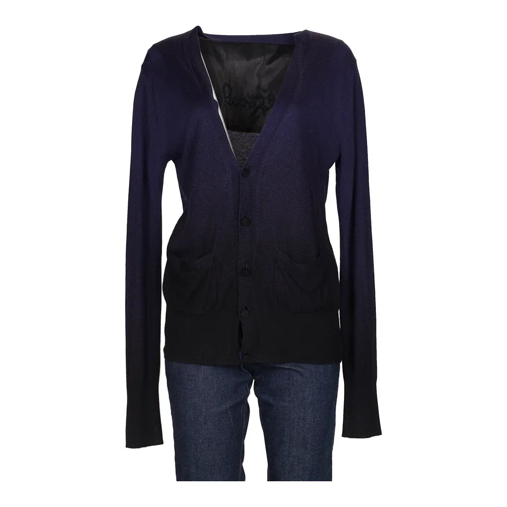 Cavalli Class Jumper - Large Block Colour Cotton Blend Refurbished - Thrifted (note: this is a term often used to describe second- refurbished available on Cerqular