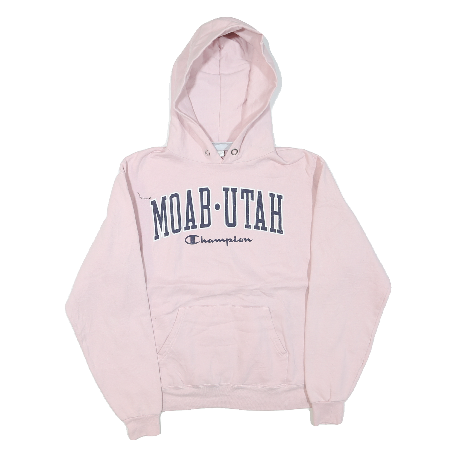CHAMPION Womens Pink Moab Utah Pullover Hoodie M Cotton Blend Casual Refurbished - N/A refurbished available on Cerqular