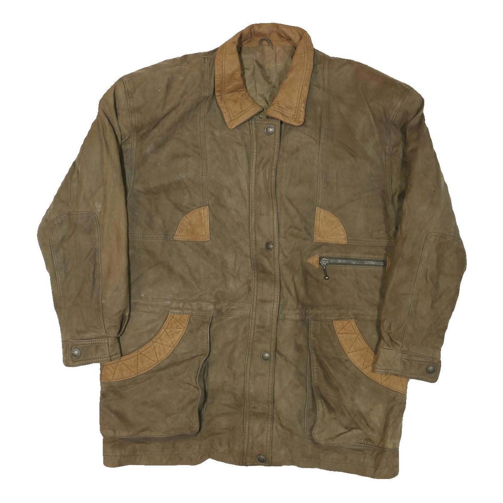 Buy Womens Brown Leather Zip Jacket XL Patch Detail Classic Outerwear Refurbished - $46.79 Womens Brown Leather Zip Jacket XL Patch Detail Classic Outerwear Refurbished - N/A refurbished available on Cerqular