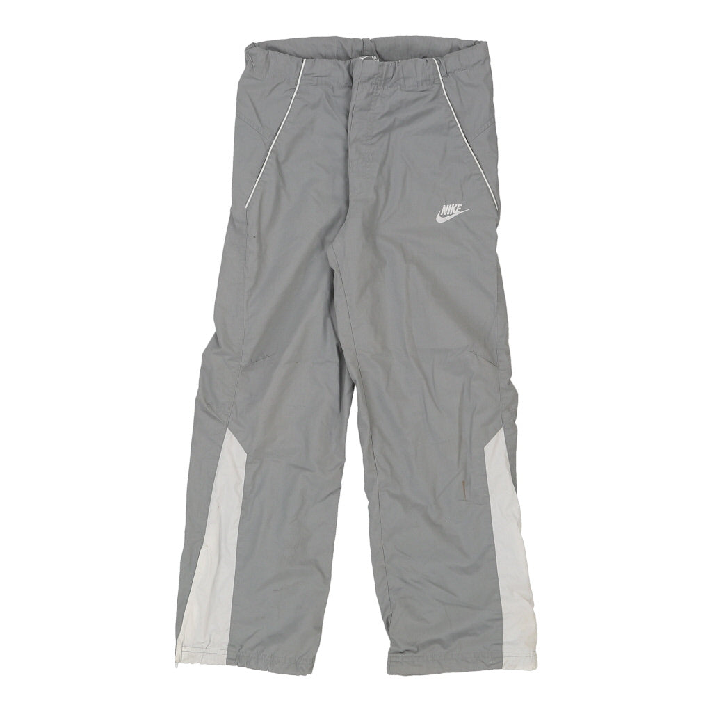 Age 10-12 Nike Tracksuit - Medium Grey Nylon Refurbished - Thrifted (note: this is a term often used to describe second- refurbished available on Cerqular