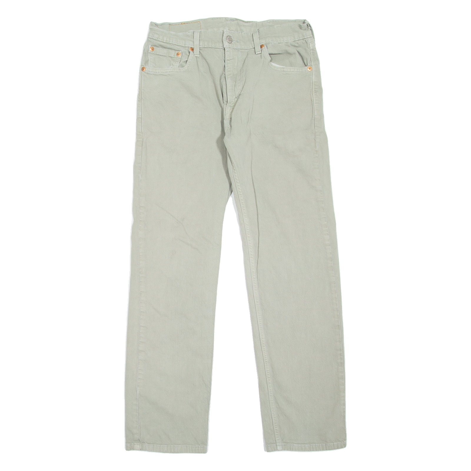 LEVI'S 505 Jeans Mens Grey Regular Straight W30 L30 Refurbished - N/A refurbished available on Cerqular