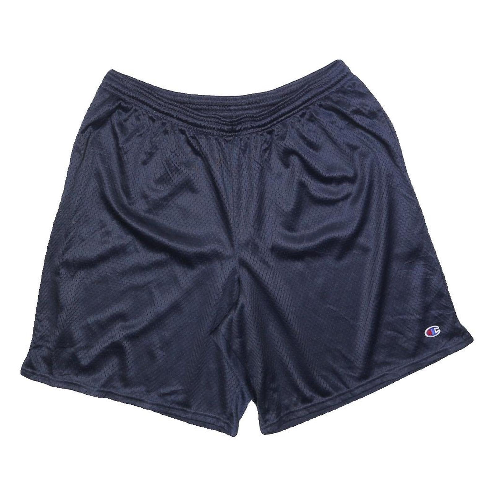 CHAMPION Mens Shorts Navy Blue Sports XL W34 Polyester Mesh Athletic Refurbished - N/A refurbished available on Cerqular