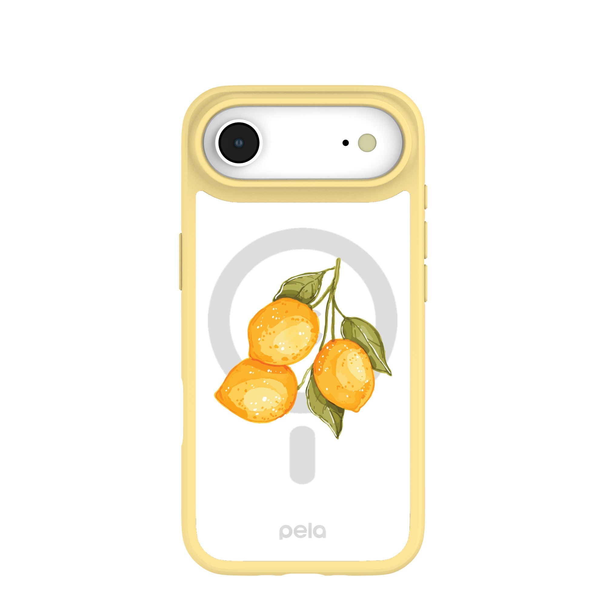 Clear Lemon Drop iPhone Air Case With Sunbeam Ridge (MagSafe included) Refurbished - Pela Case refurbished available on Cerqular