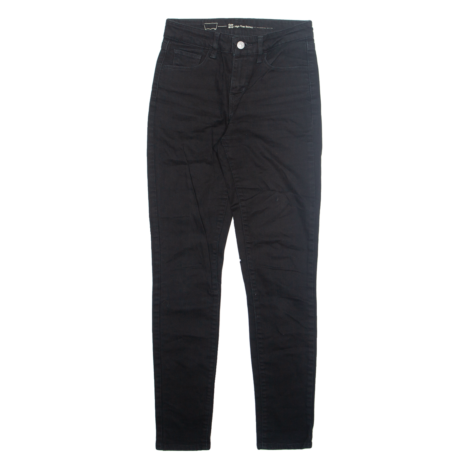 LEVI'S Womens Jeans Black Slim Skinny W25 L29 Refurbished - N/A refurbished available on Cerqular