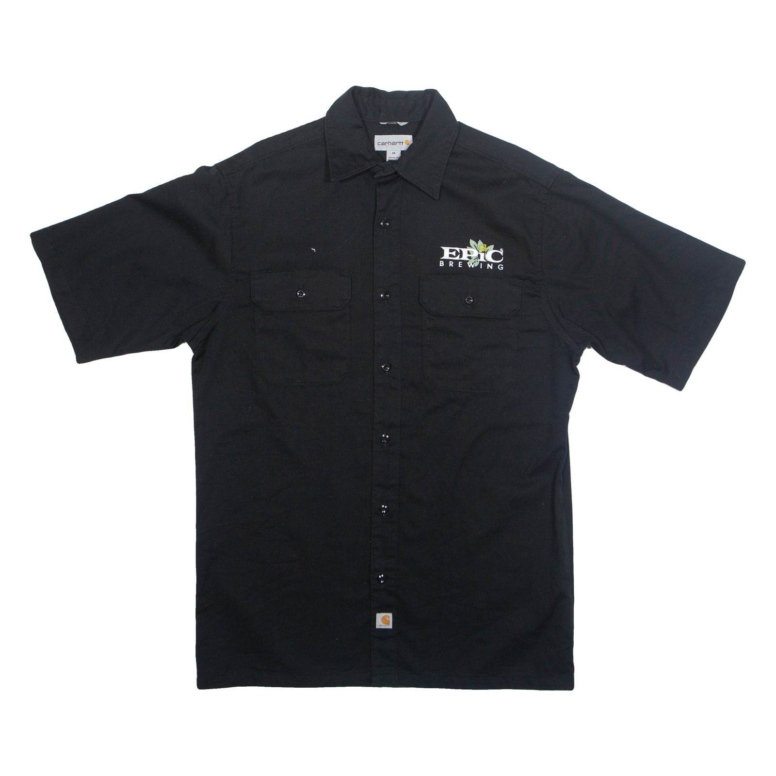 Buy CARHARTT Relaxed Fit Epic Brewing Mens Worker Shirt Black Short Sleeve M Refurbished - $51.99 CARHARTT Relaxed Fit Epic Brewing Mens Worker Shirt Black Short Sleeve M Refurbished - N/A refurbished available on Cerqular