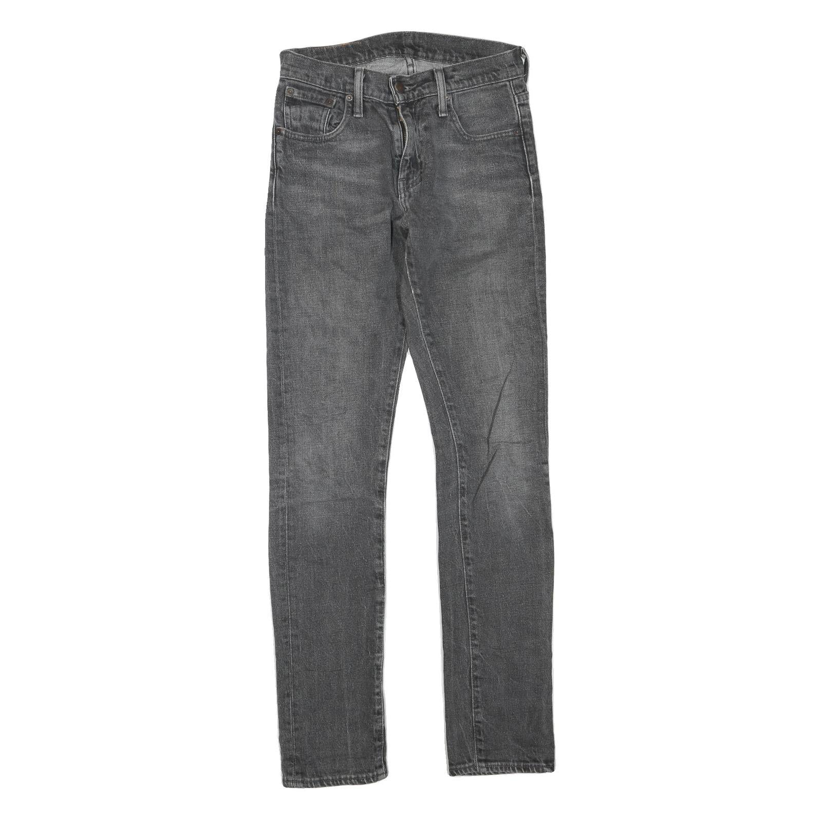 LEVI'S 505 Womens Jeans Black Regular Straight Denim Medium W30 L34 Classic Fit Refurbished - N/A refurbished available on Cerqular