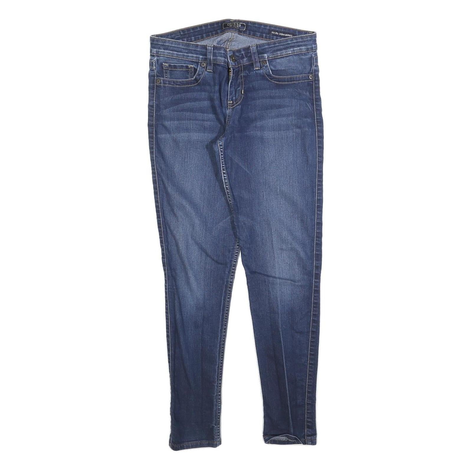 Buy GUESS Womens Slim Blue Denim Cotton Blend Jeans W30 L28 Ultra Skinny Stylish Refurbished - $41.59 GUESS Womens Slim Blue Denim Cotton Blend Jeans W30 L28 Ultra Skinny Stylish Refurbished - N/A refurbished available on Cerqular