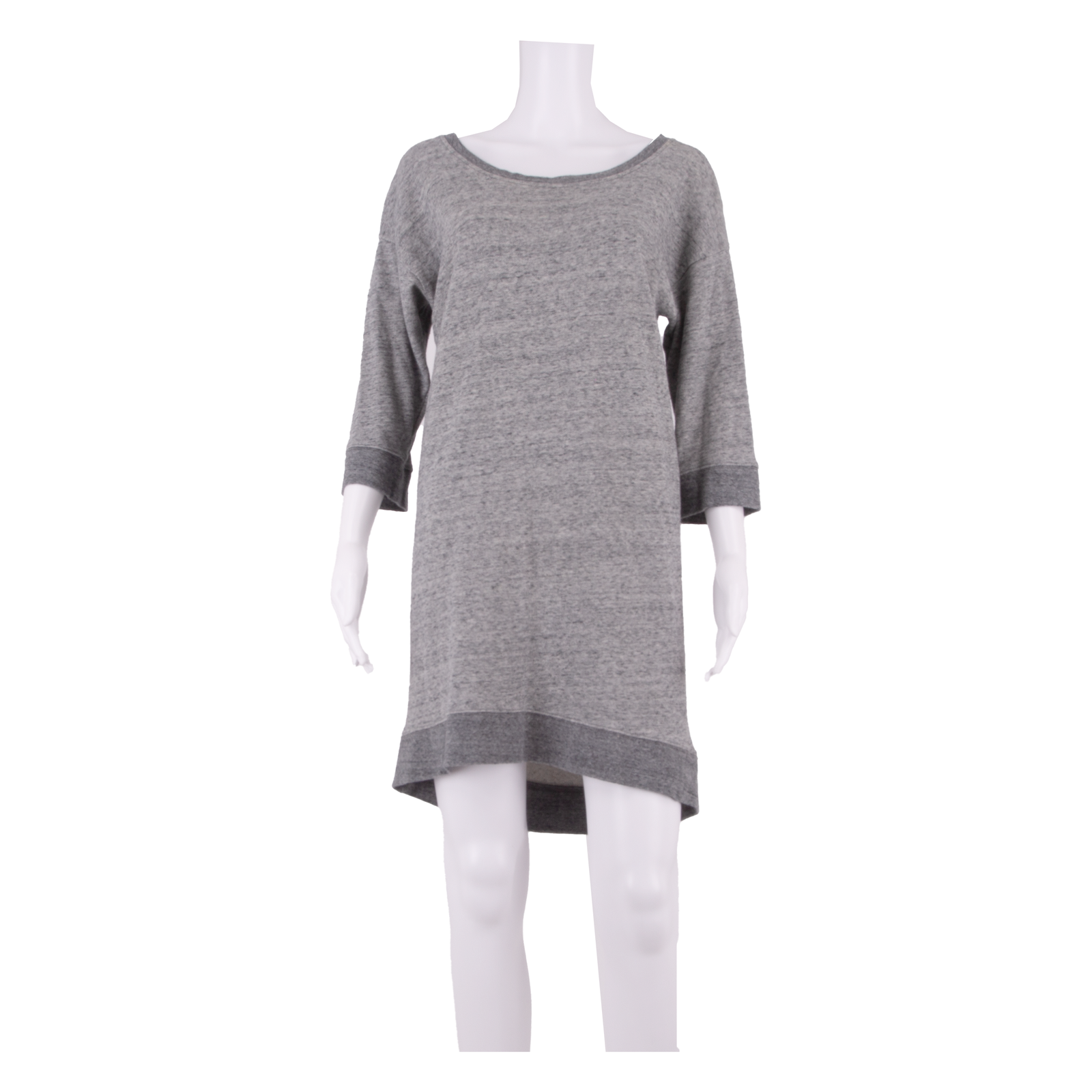 GANNI Womens Jumper Dress Grey Long Sleeve Knee Length M Refurbished - N/A refurbished available on Cerqular