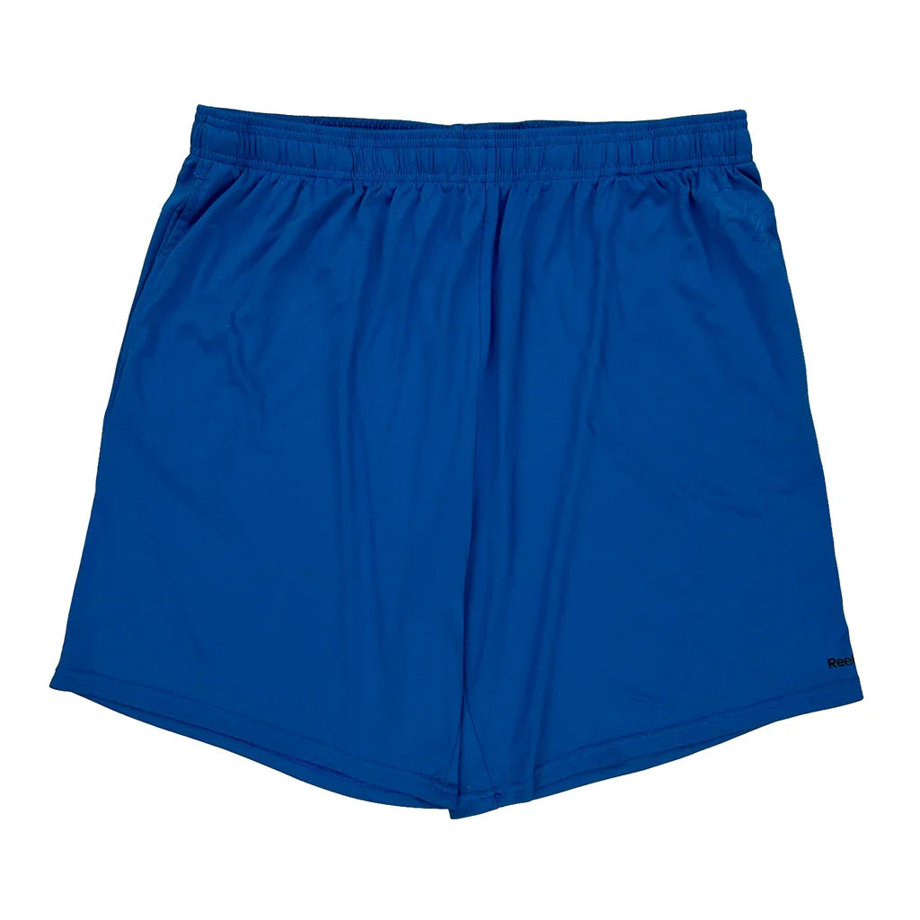 Reebok Sport Shorts - 2XL Blue Polyester Refurbished - Thrifted (note: this is a term often used to describe second- refurbished available on Cerqular