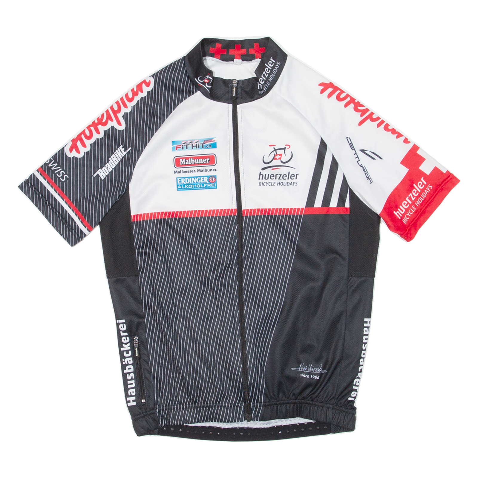 Cycling Mens Jersey Black Full Zip S Refurbished - N/A refurbished available on Cerqular