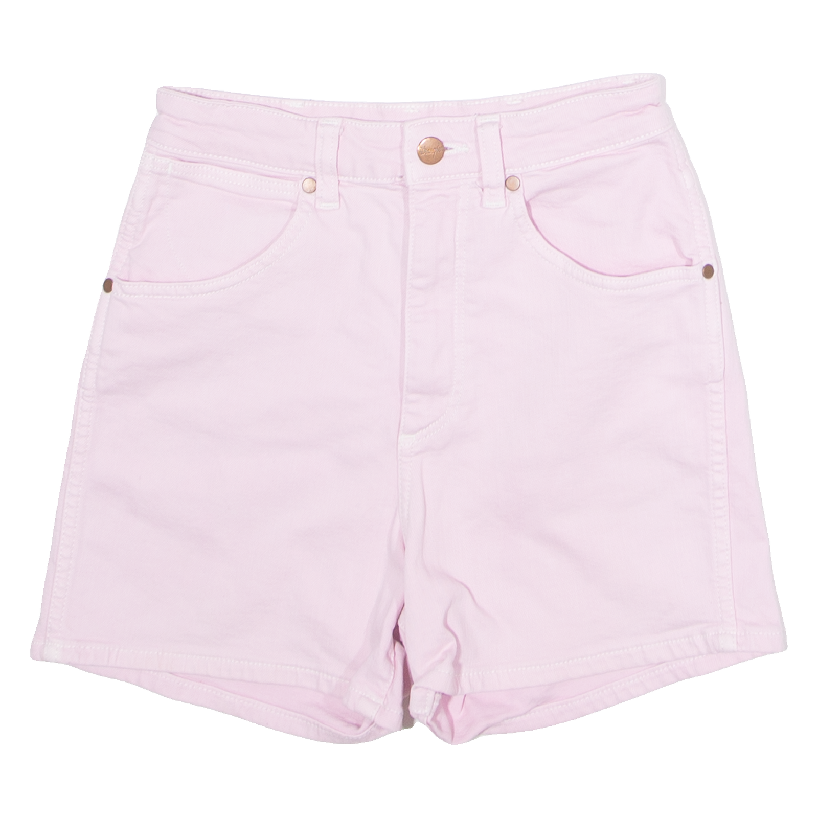 WRANGLER Mom Womens Denim Shorts Pink XS W24 Refurbished - N/A refurbished available on Cerqular