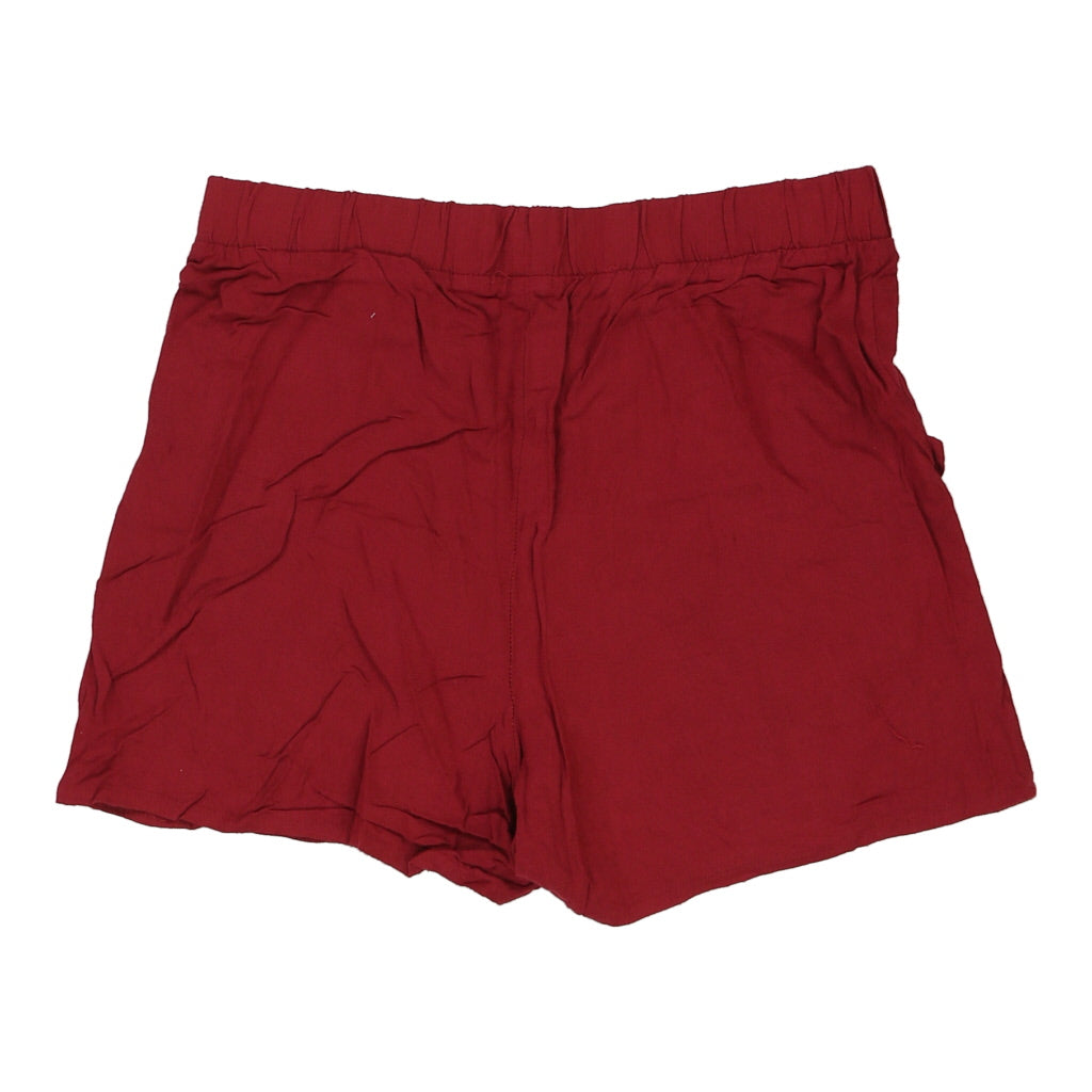 Tezenis Shorts - Medium Red Cotton Refurbished - Thrifted (note: this is a term often used to describe second- refurbished available on Cerqular