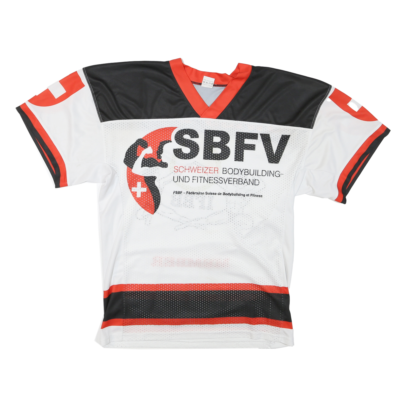 Buy Mens White Black & Red Swiss Bodybuilding Fitness Graphic T-Shirt S V-Neck Short Refurbished - $25.99 Mens White Black & Red Swiss Bodybuilding Fitness Graphic T-Shirt S V-Neck Short Refurbished - N/A refurbished available on Cerqular
