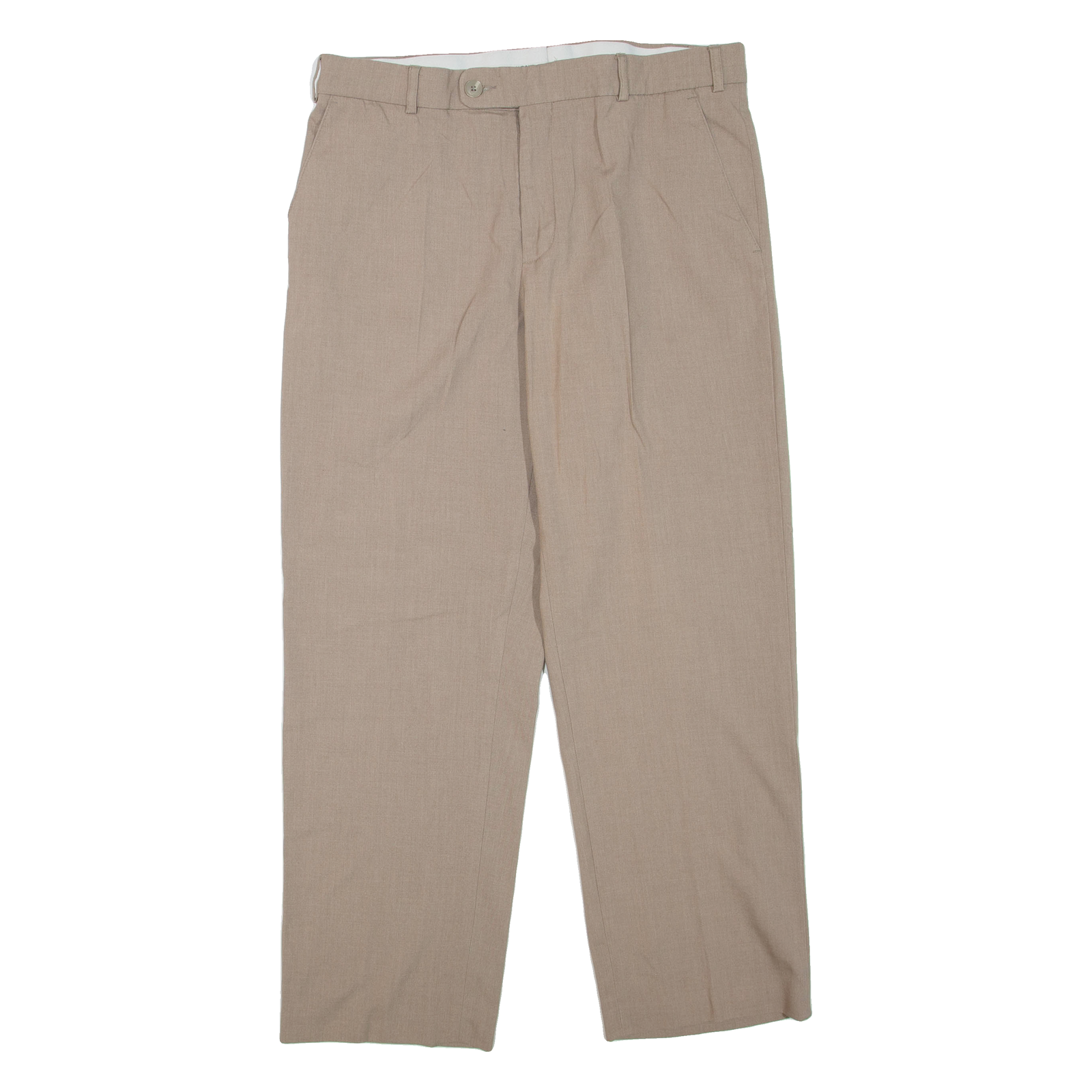 Mens Trousers Beige Regular Tapered W34 L30 Refurbished - N/A refurbished available on Cerqular