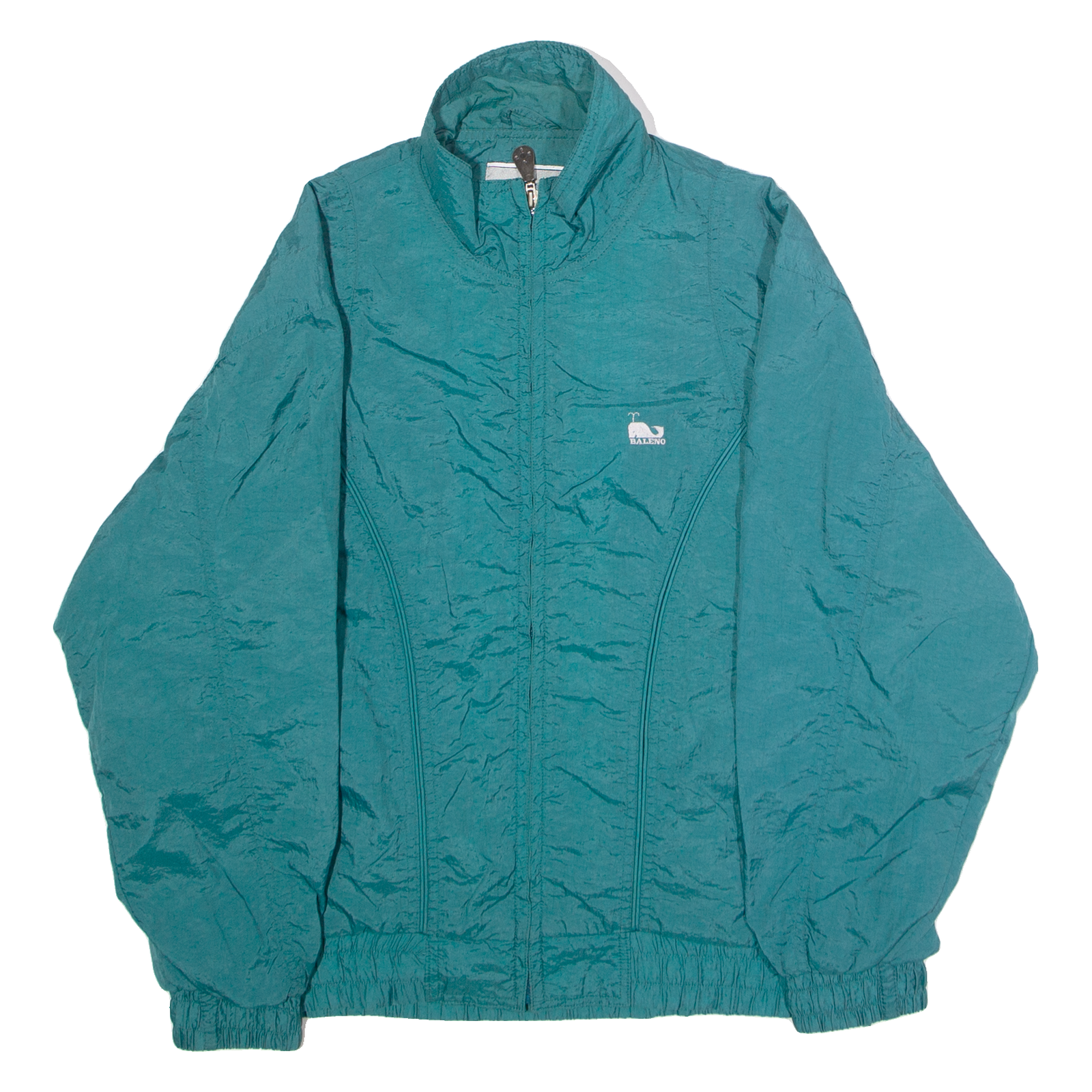 BALENO Mens Shell Jacket Green Nylon 90s S Refurbished - N/A refurbished available on Cerqular