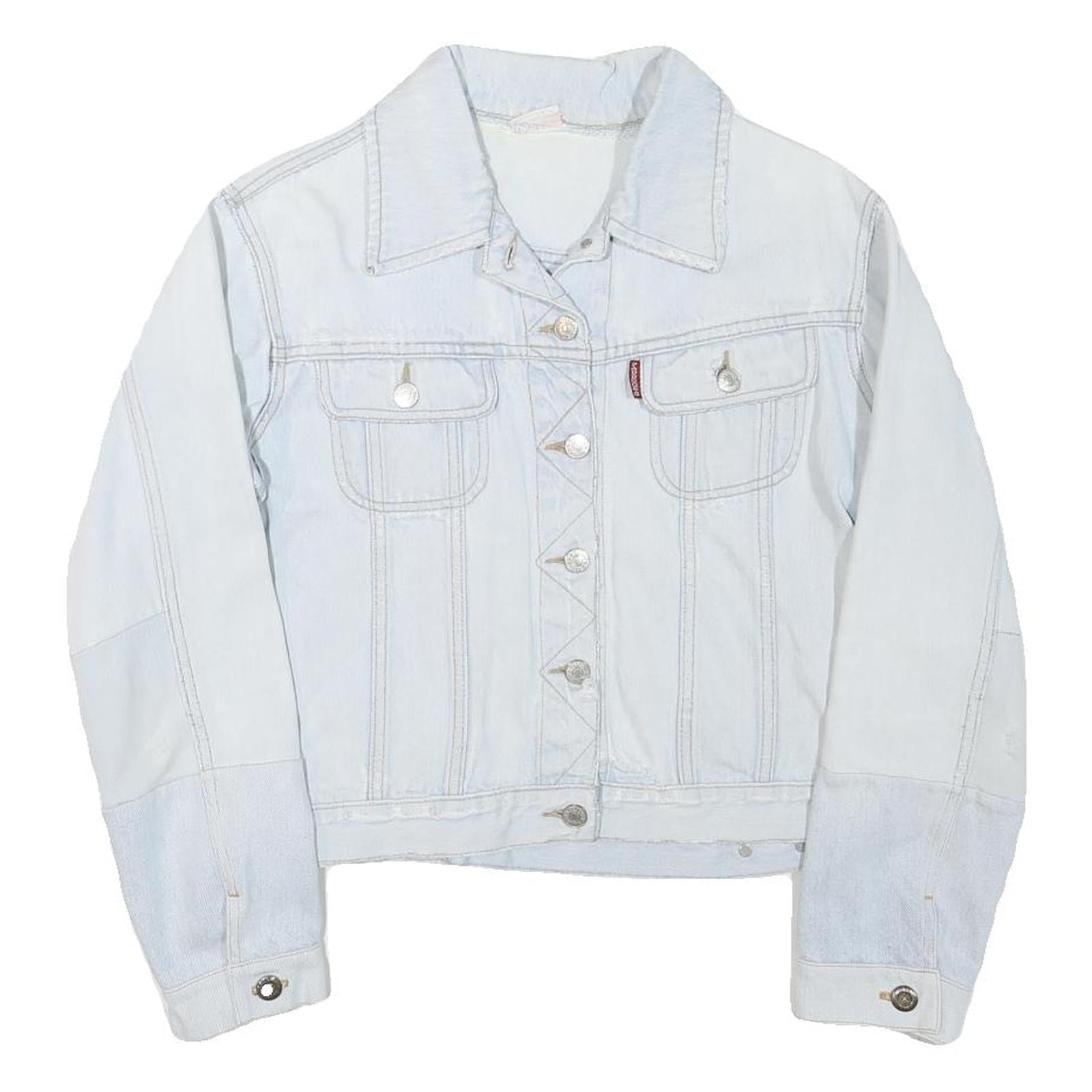 Buy PADDOCKS Womens White Denim Jacket S Cotton Blend Button Closure Casual Refurbished - $35.09 PADDOCKS Womens White Denim Jacket S Cotton Blend Button Closure Casual Refurbished - N/A refurbished available on Cerqular