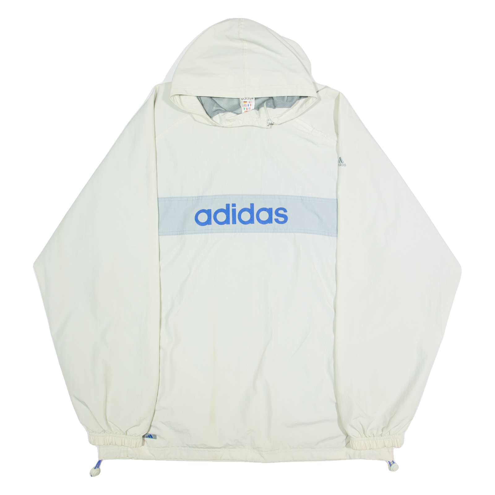ADIDAS Mens Pullover Jacket Grey Hooded L Refurbished - N/A refurbished available on Cerqular