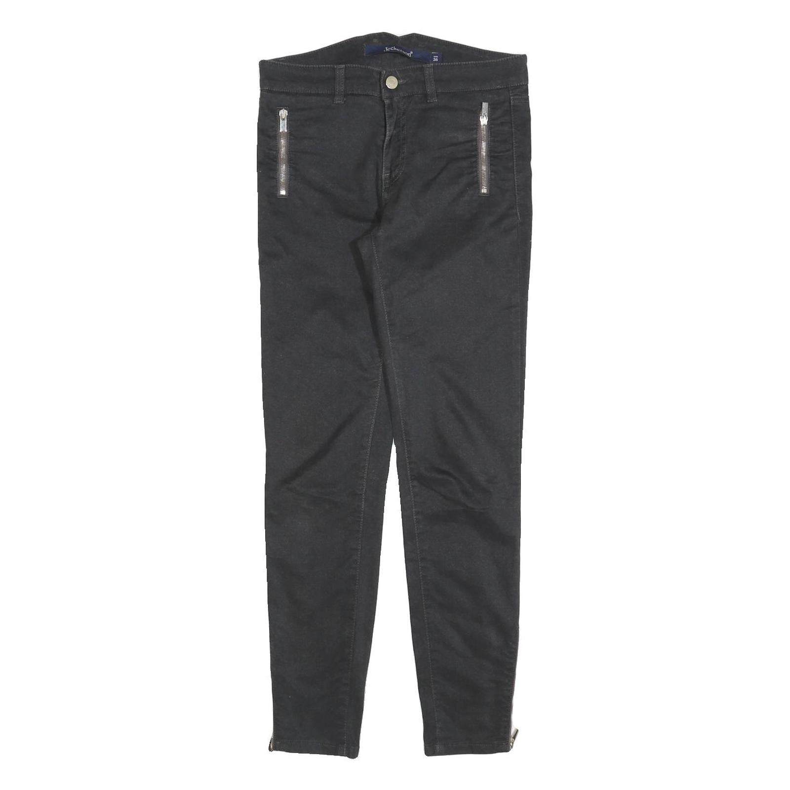 JECKERSON Womens Black Slim Skinny Denim Woven Cotton Blend Jeans W26 L28 Refurbished - N/A refurbished available on Cerqular