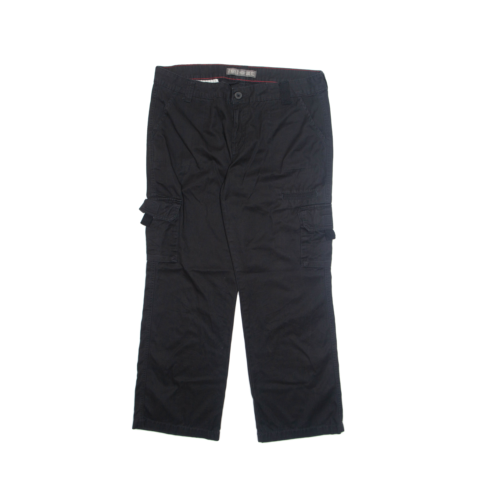 DICKIES Cargo Mens Trousers Black Relaxed Straight W36 L29 Refurbished - N/A refurbished available on Cerqular