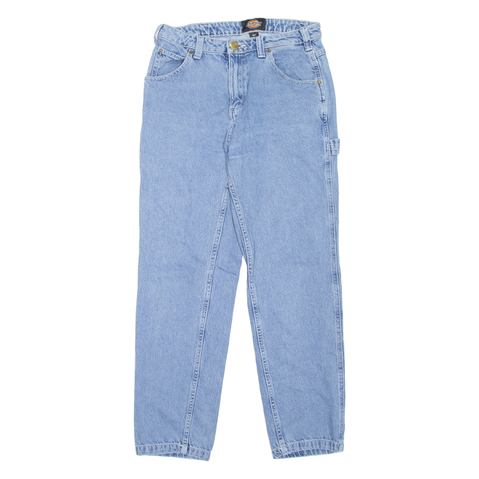 DICKIES Womens Jeans Blue Regular Tapered W27 L28 Refurbished - N/A refurbished available on Cerqular