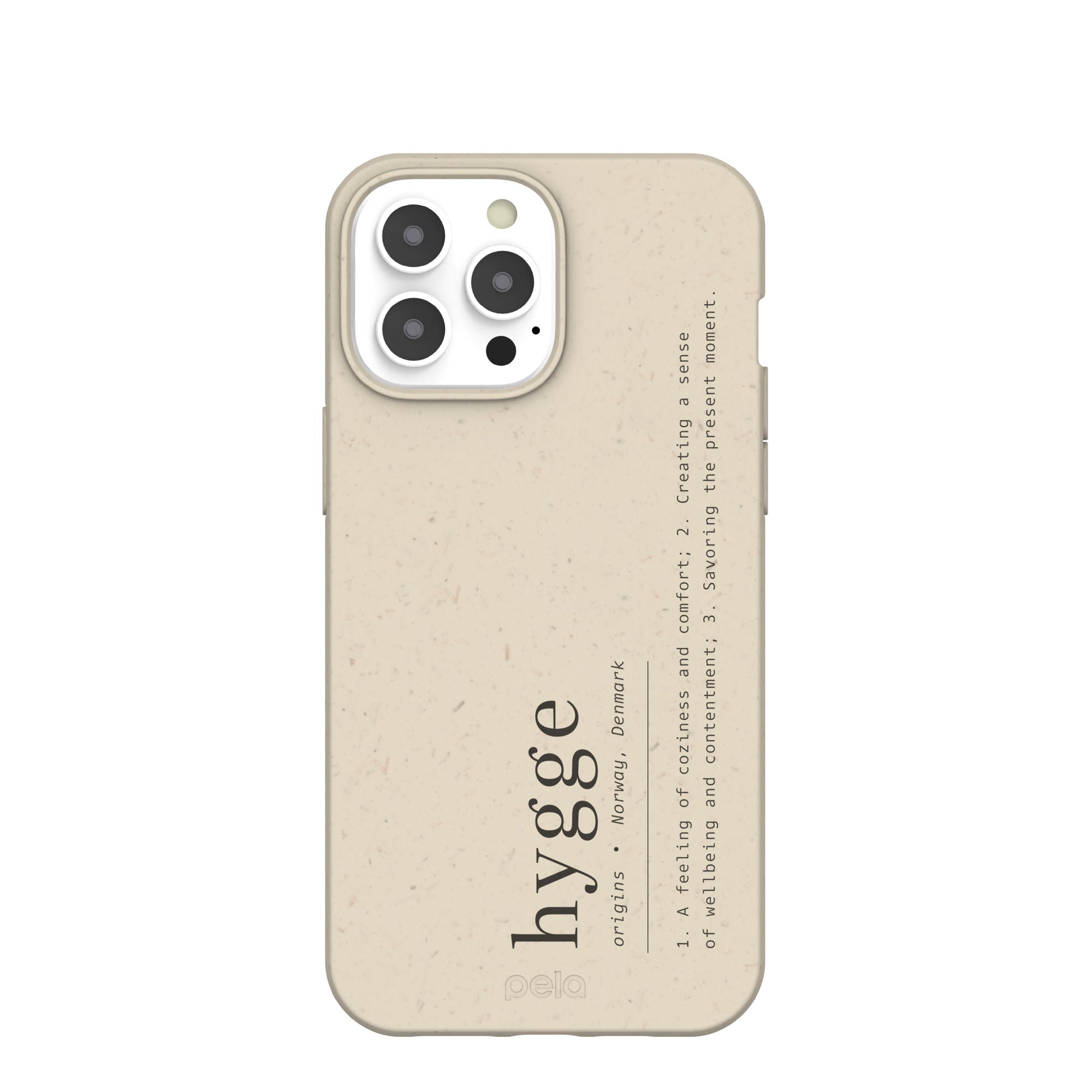 London Fog Hygge iPhone 13 Pro Max Case Refurbished - Pela Case refurbished available on Cerqular