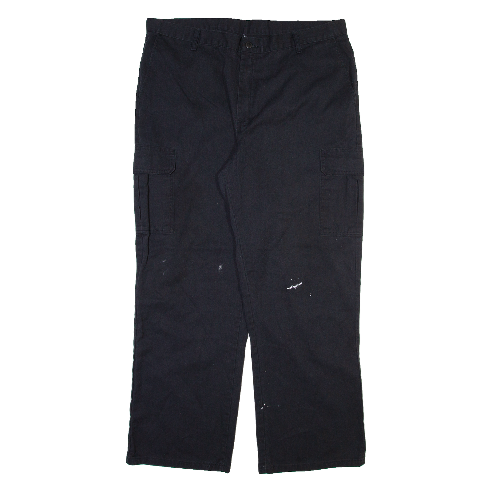 DICKIES Cargo Mens Trousers Black Regular Straight W40 L32 Refurbished - N/A refurbished available on Cerqular