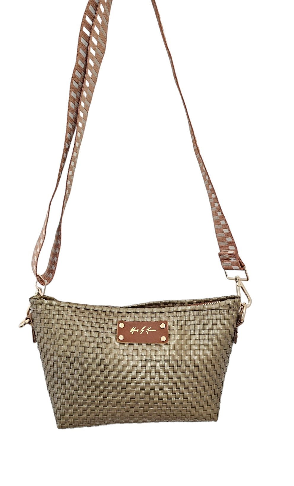 Victoria Crossbody Bag - Gold Refurbished - Mavis by Herrera refurbished available on Cerqular